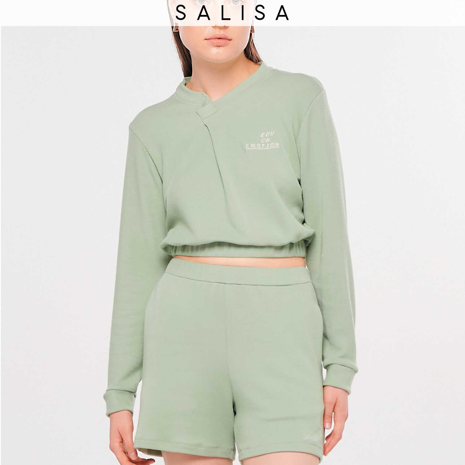 RS23 EiE Crop Sweater Pistachio