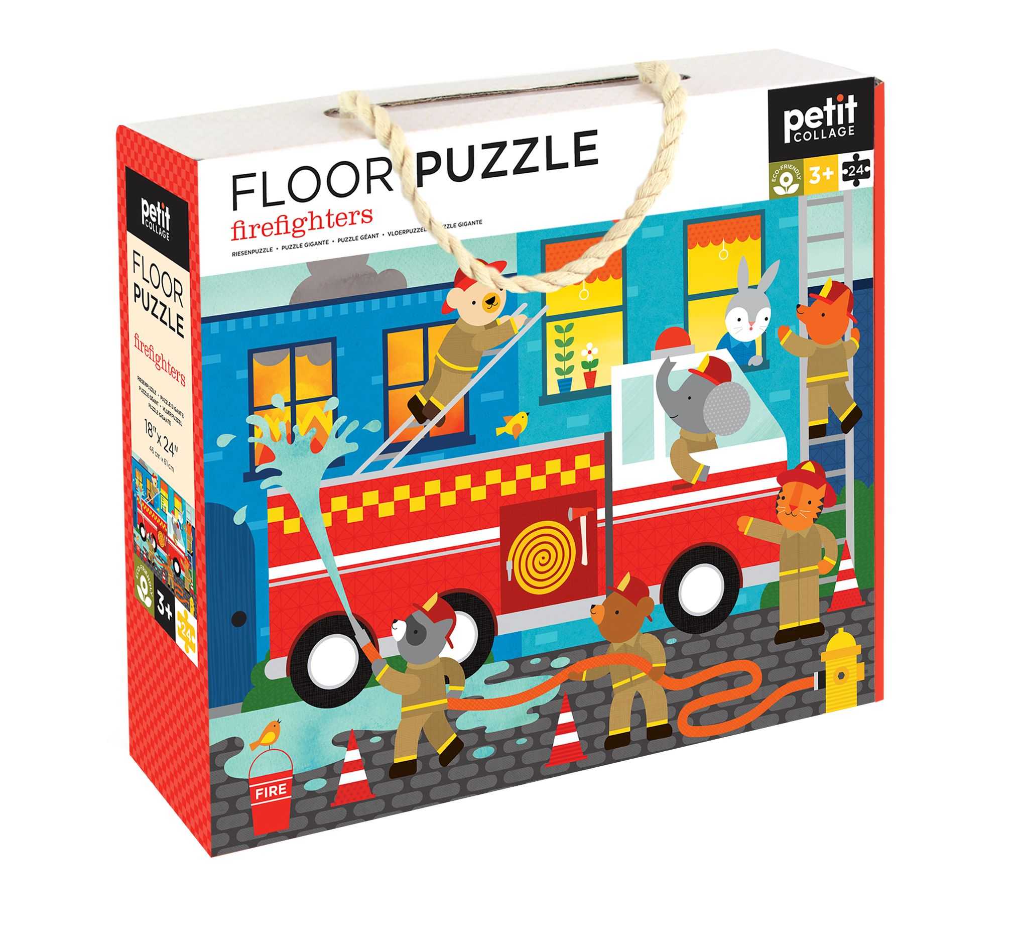 Firefighters Floor Puzzle   จิ๊กซอว์ 24 ชิ้นใหญ่ ลายนักผจญเพลิง