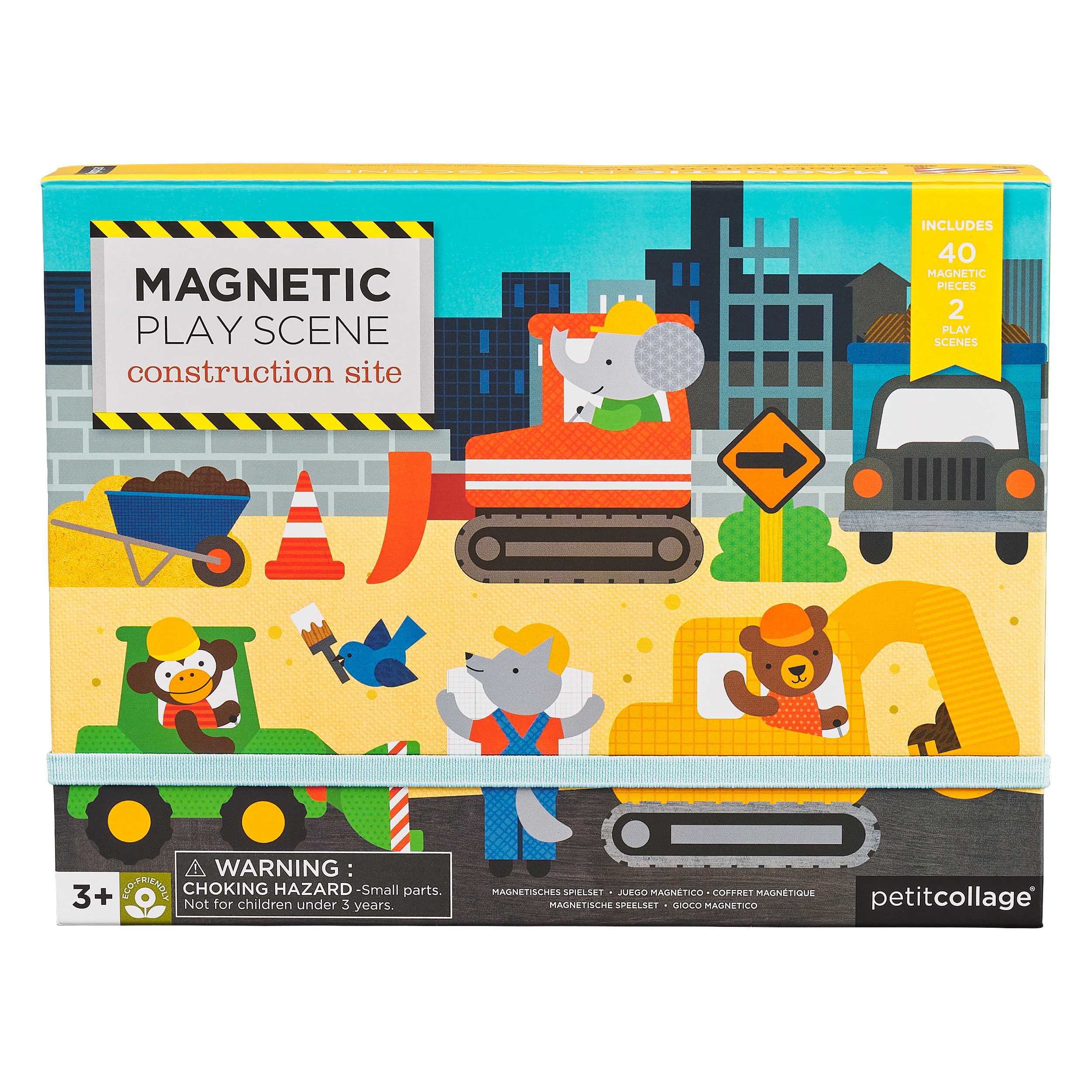 Magnetic Play Scene : Construction Site  ชุดฉากแม่เหล็ก พื้นที่ก่อสร้าง