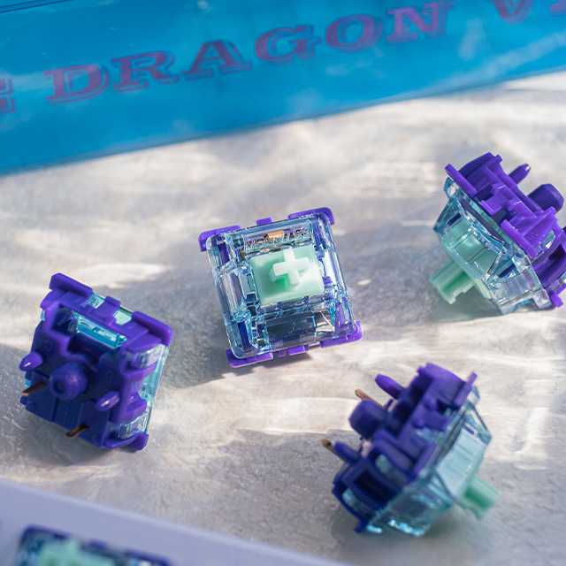 [ Instock ] Gateron Azure Dragon V3 Switches 1 กล่อง ( 35 เม็ด )