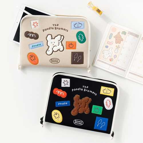 Brunch Brother Poodle Open iPad Pouch 11 Inches
