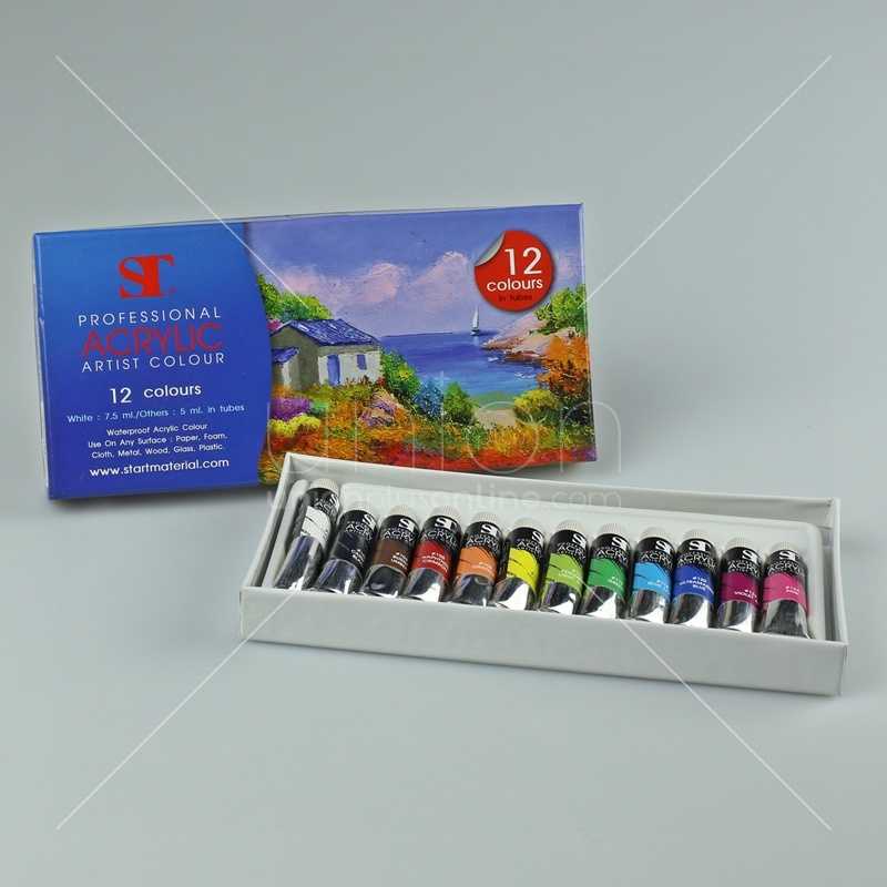 ST สีอะคริลิคหลอด /Acrylic color