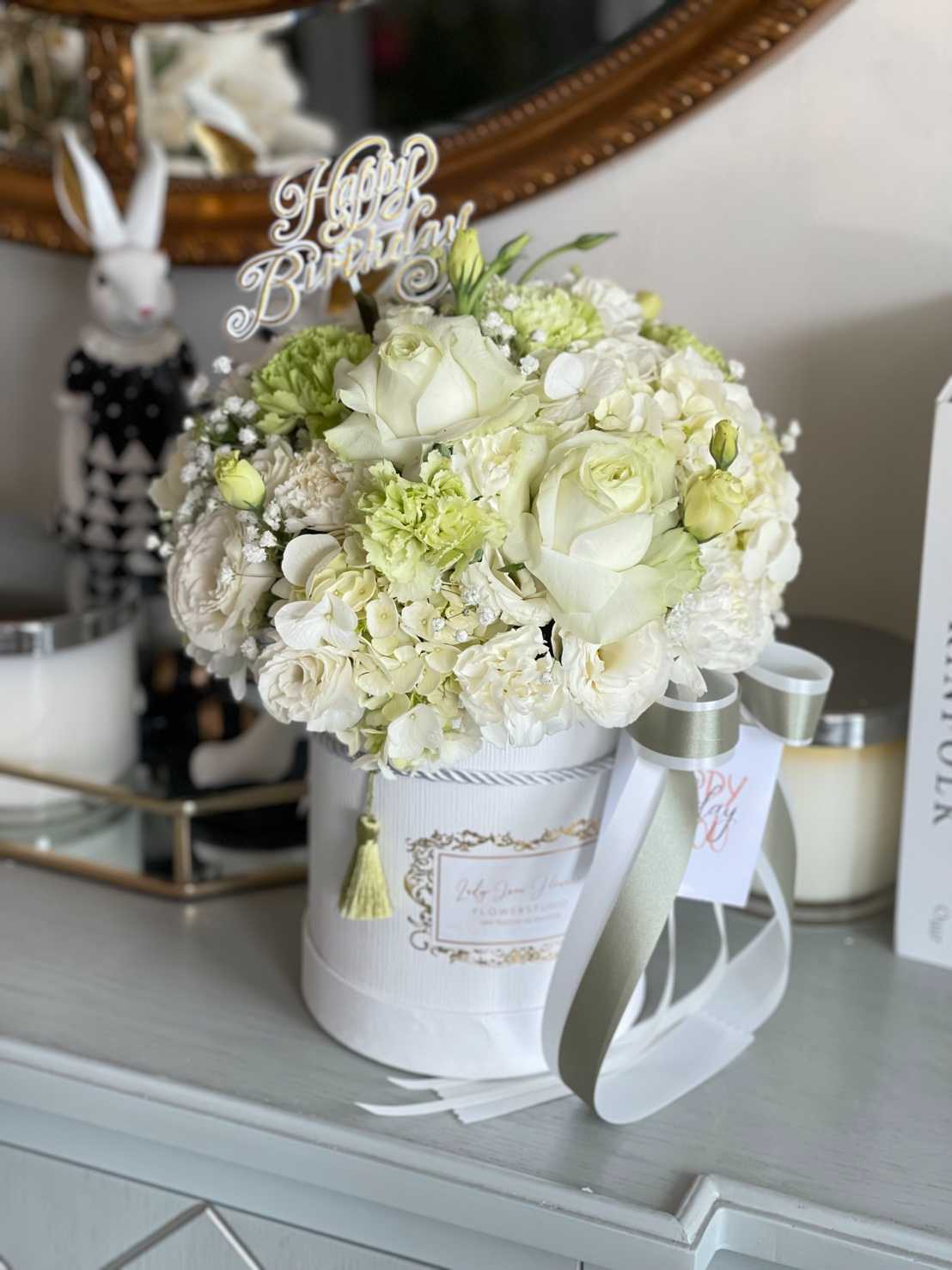 bucket flowers