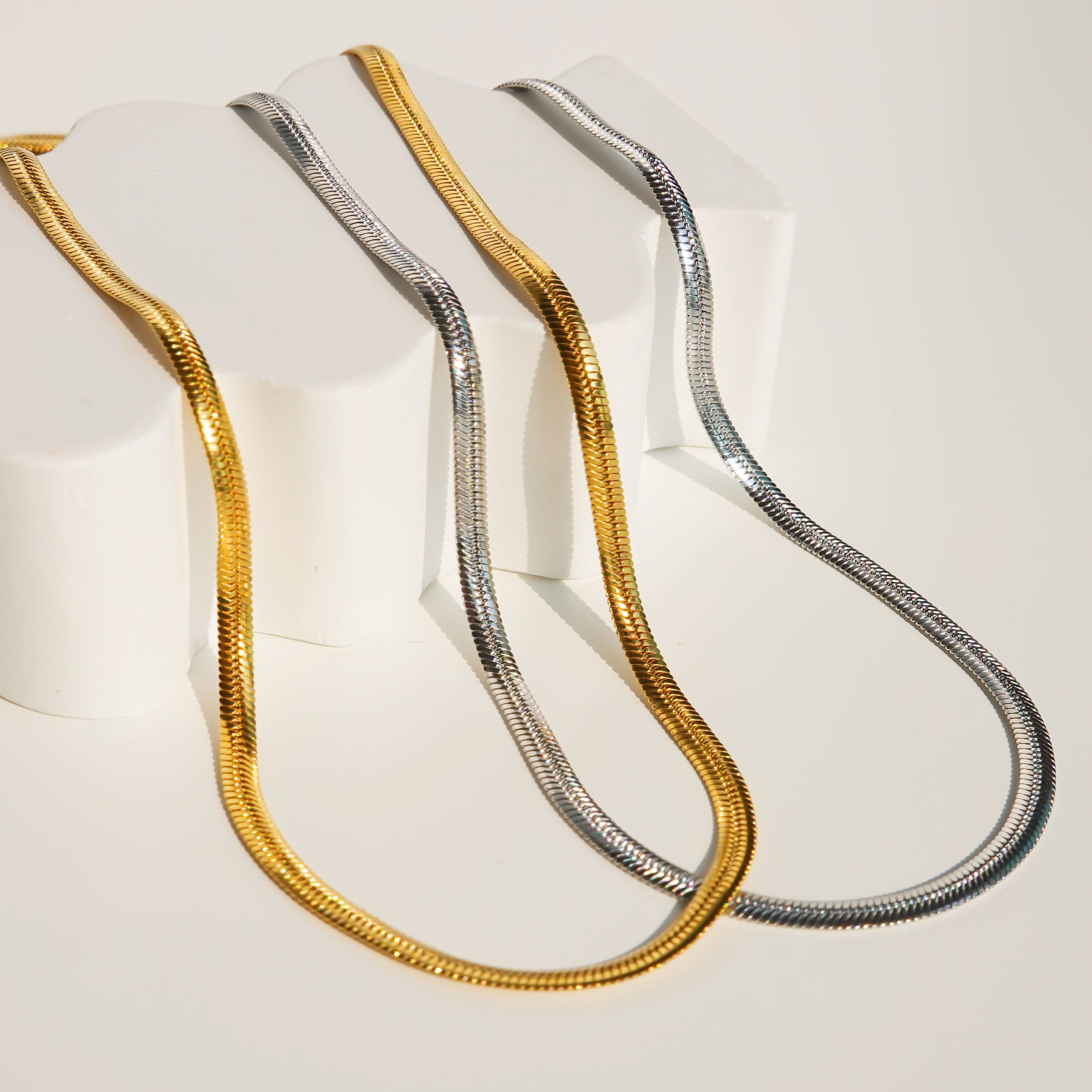 Curve bone (gold/silver) (stainless steel)