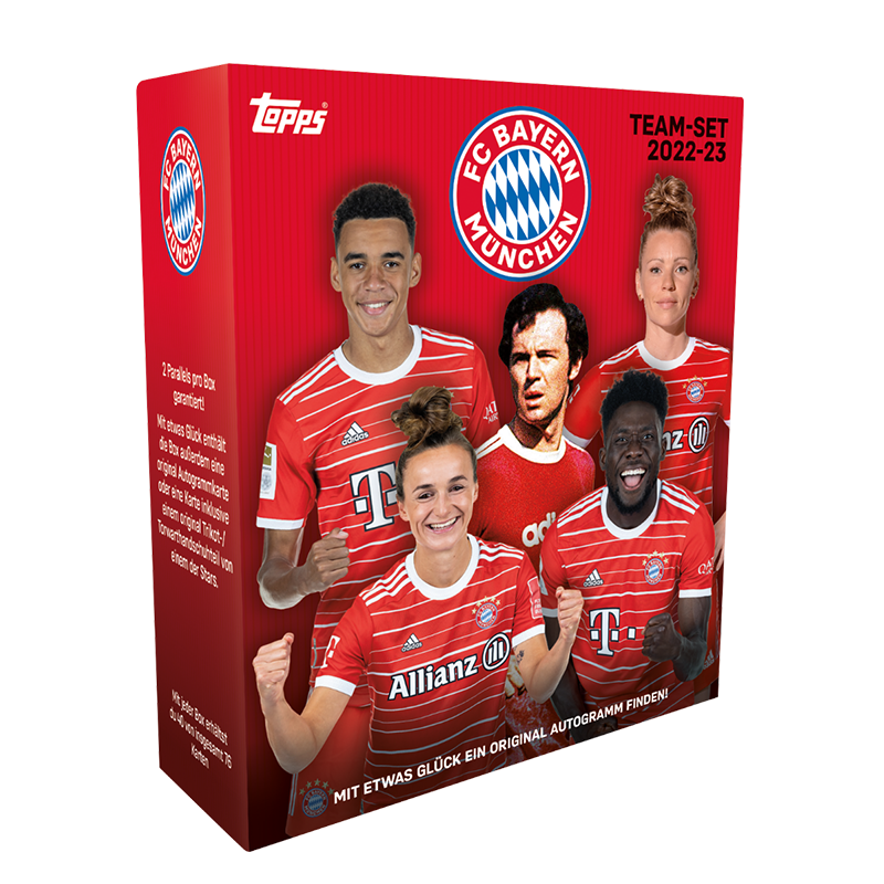 FC Bayern Munchen Team Set 2022/23 [1 Box: 8 packets each with 5 cards