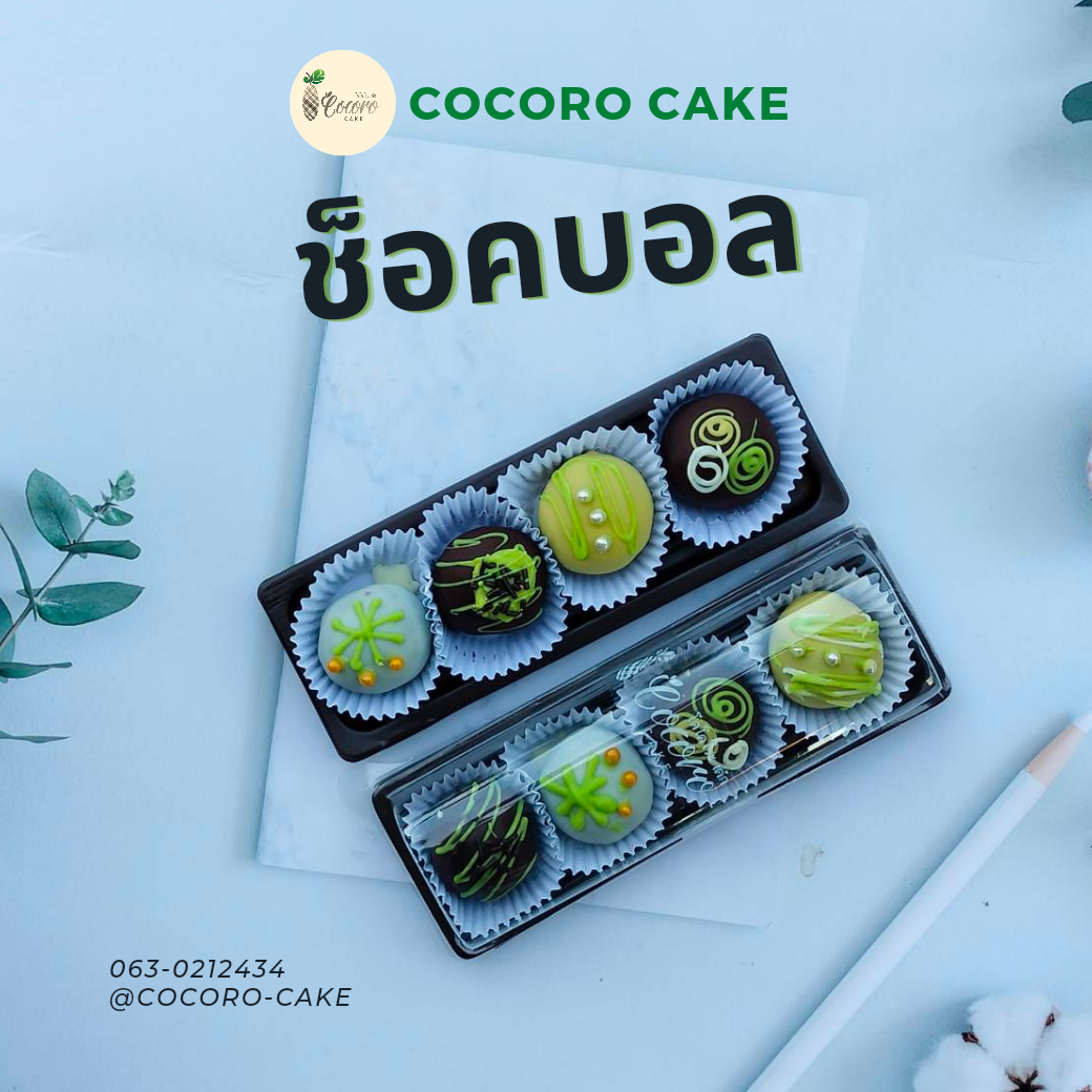 CocoroCake ช็อคบอล ( เค้กจำปาดะขนุนเกาะยอ ของฝากจากสงขลา )