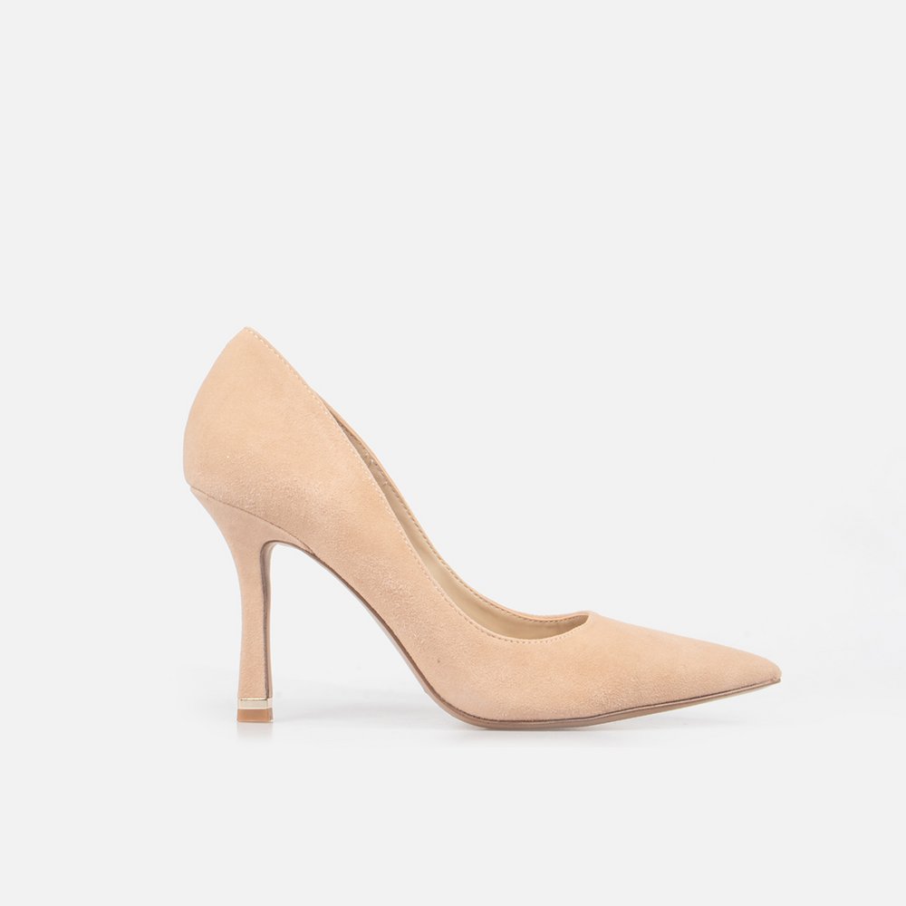 KENNETH COLE รองเท้าส้นสูงผู้หญิง รุ่น ROMI PUMP สีครีม ( HEL - KL22ROP25-293 )