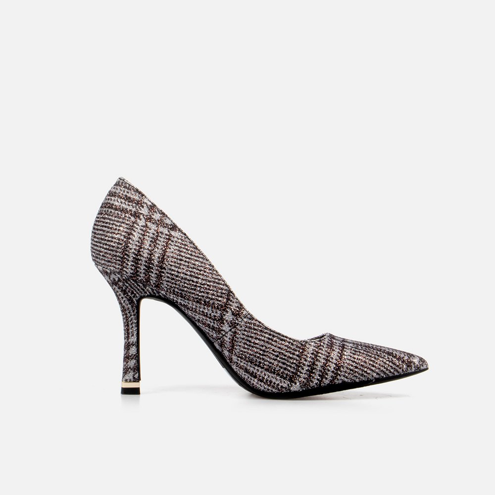KENNETH COLE รองเท้าส้นสูงผู้หญิง รุ่น ROMI PUMP สีดำ/ขาว ( HEL - KL22ROP07-003 )