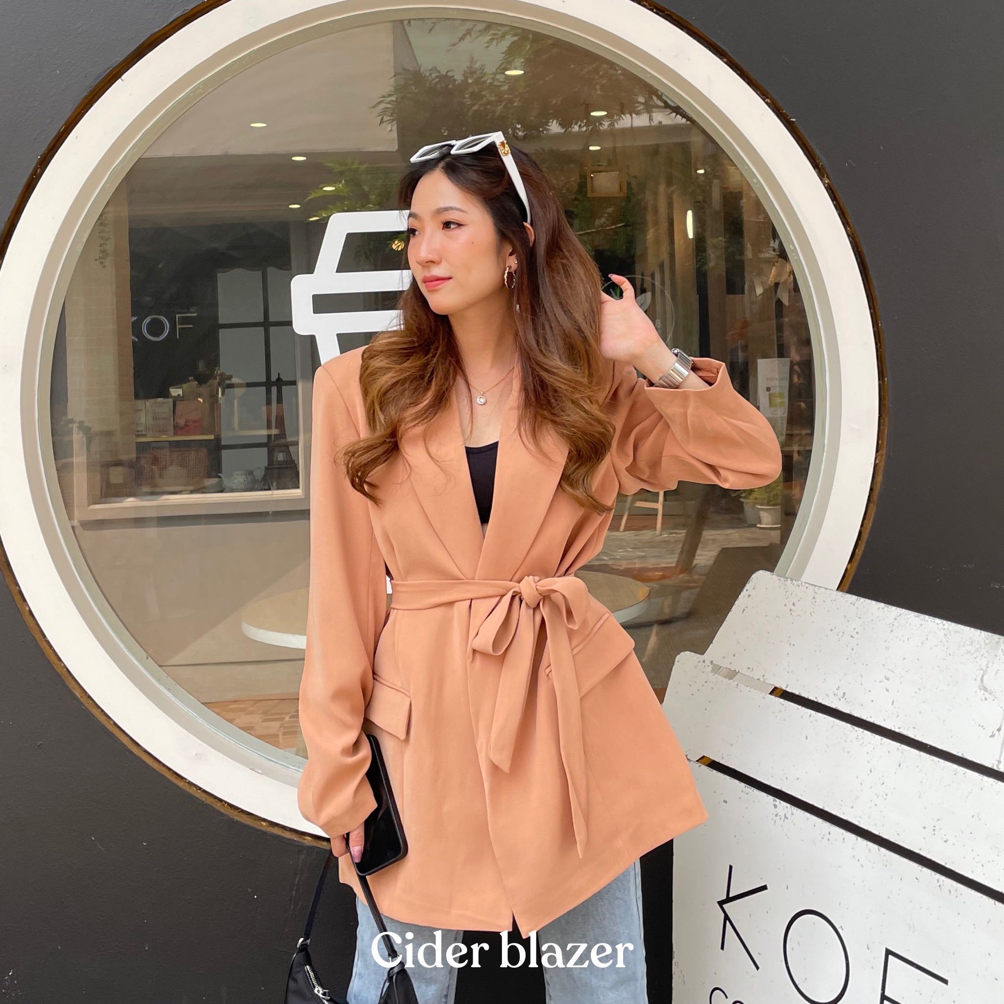Cider blazer - เบลเซอร์สีน้ำตาล