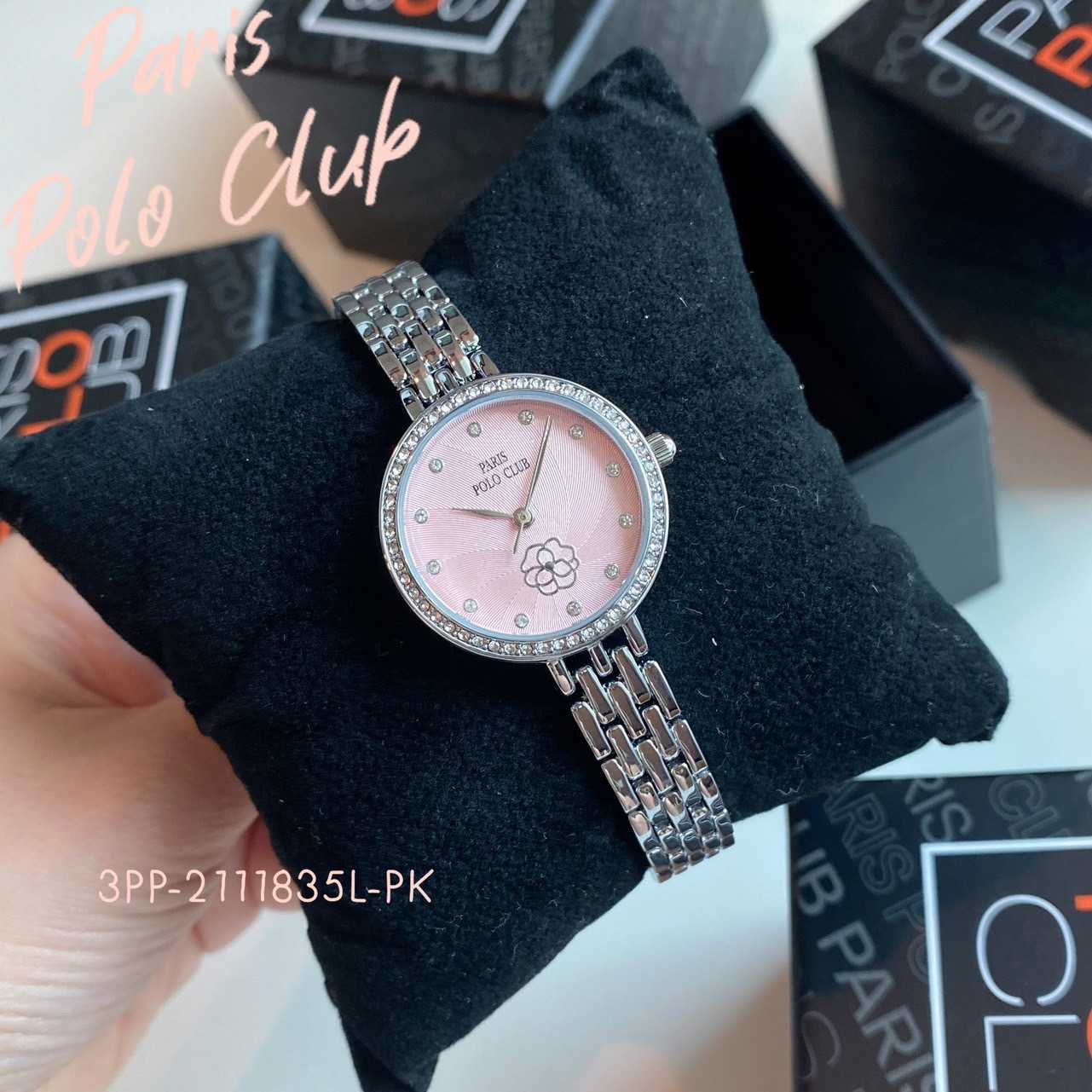 นาฬิกาผู้หญิง ParisPoloClub รุ่น 3PP-2111835L-PK