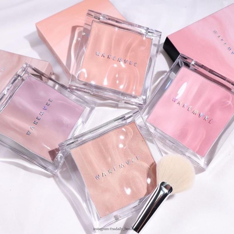 (พร้อมส่ง) Wake Make Mix Bluring Volume Blusher