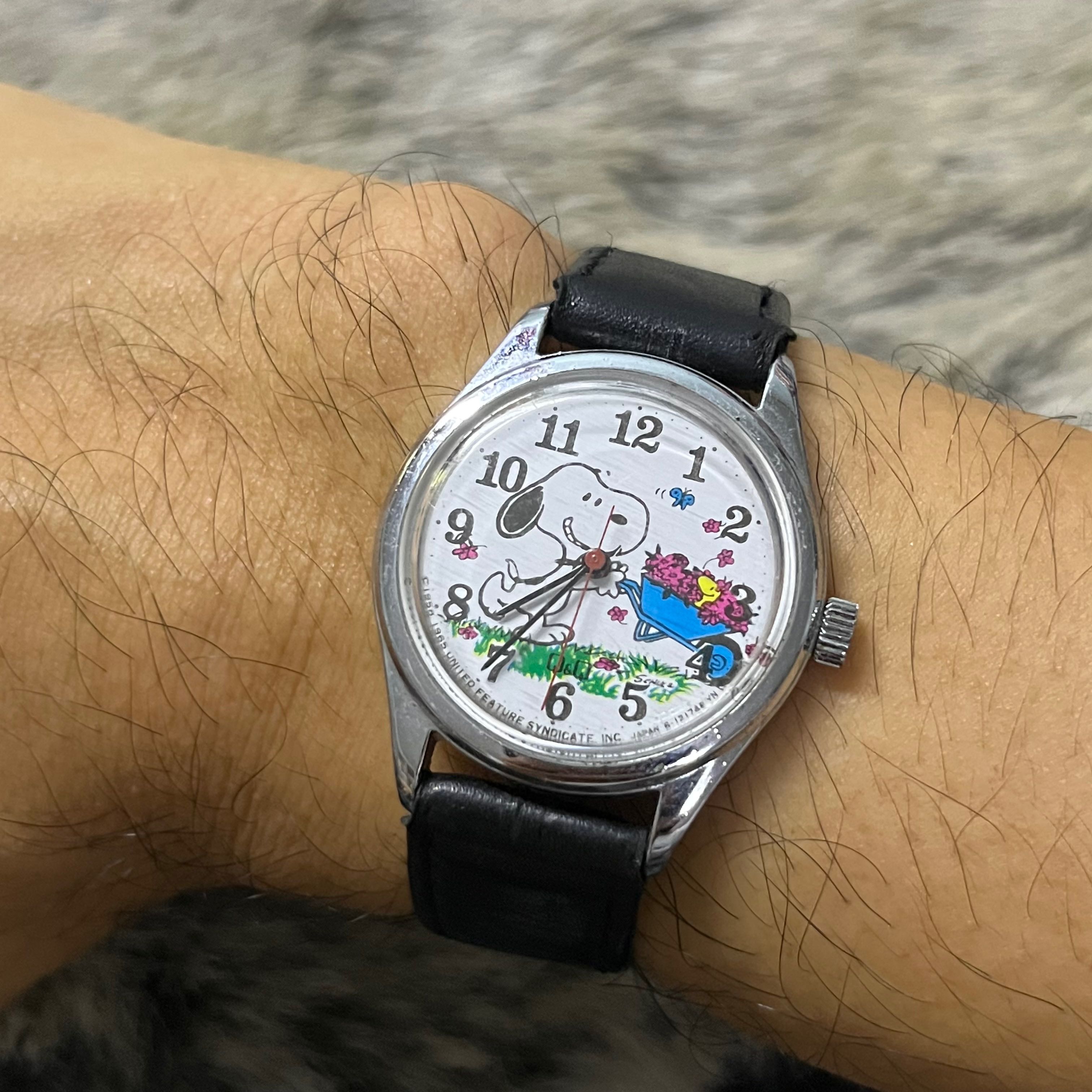 นาฬิกา Snoopy Japan ระบบไขลาน ขนาด34มม. 