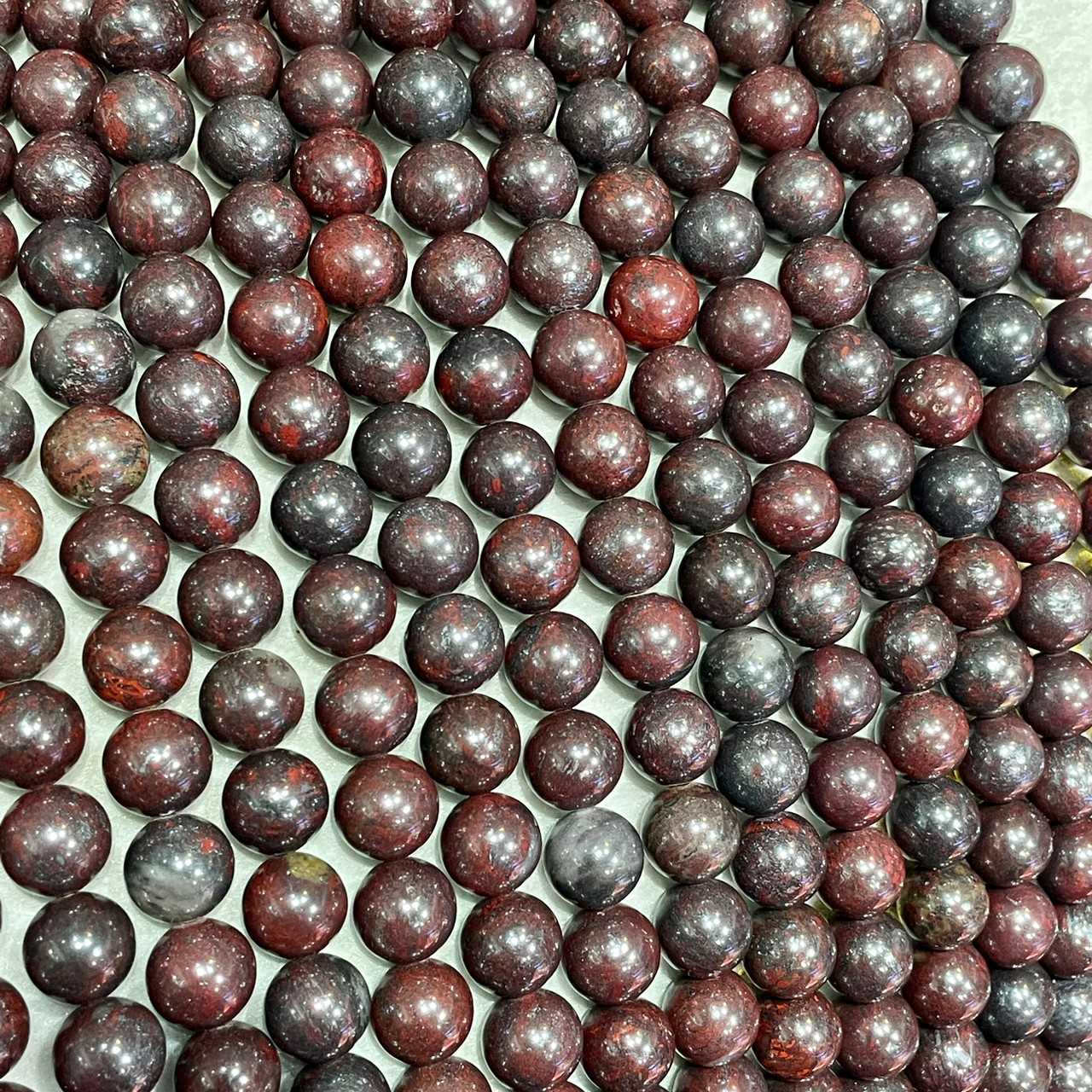 ป๊อปปี้แจสเปอร์ (Poppy Jasper) เกรด A ทรงกลม