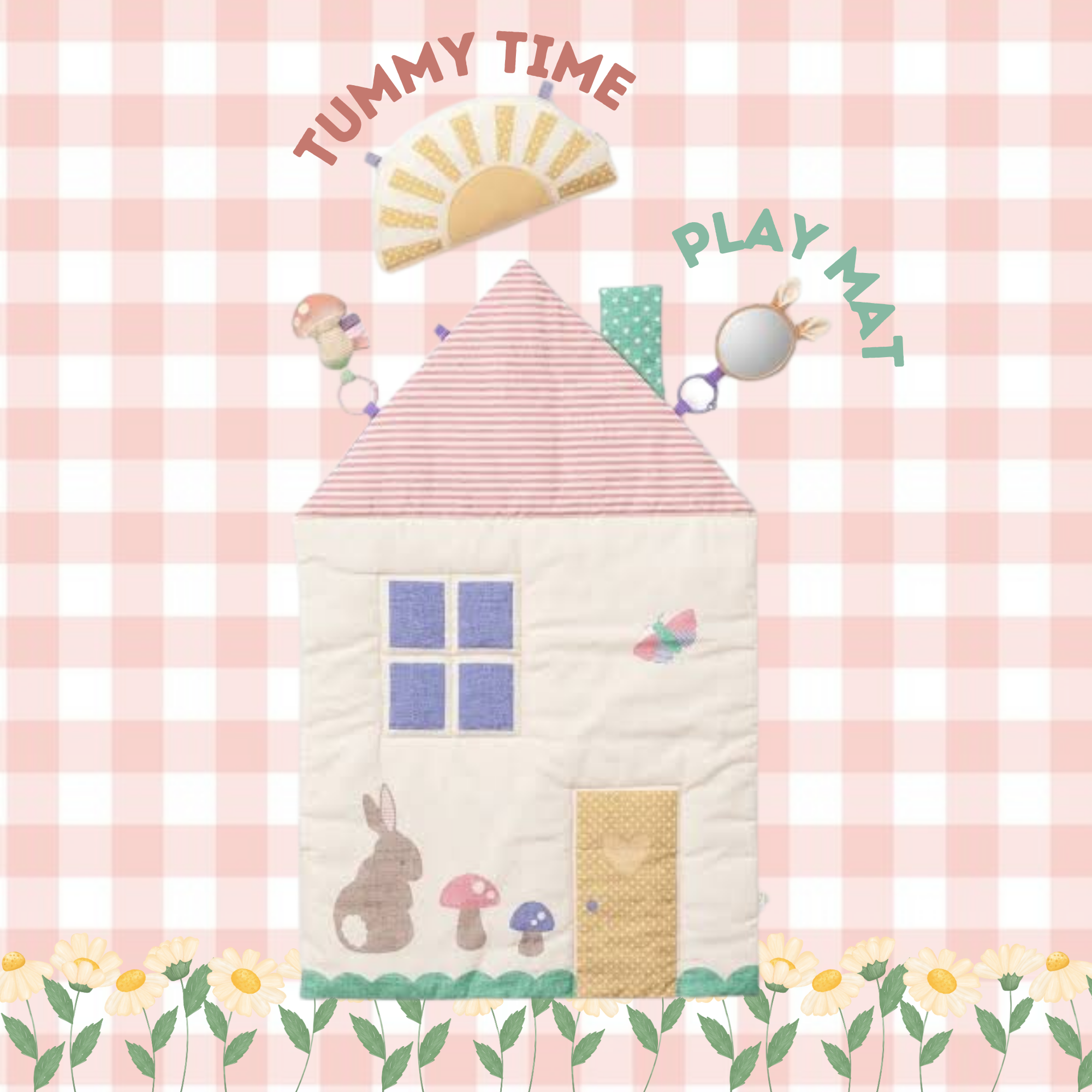 Bunny Tummy Time Play Mat, Itzy Ritzy