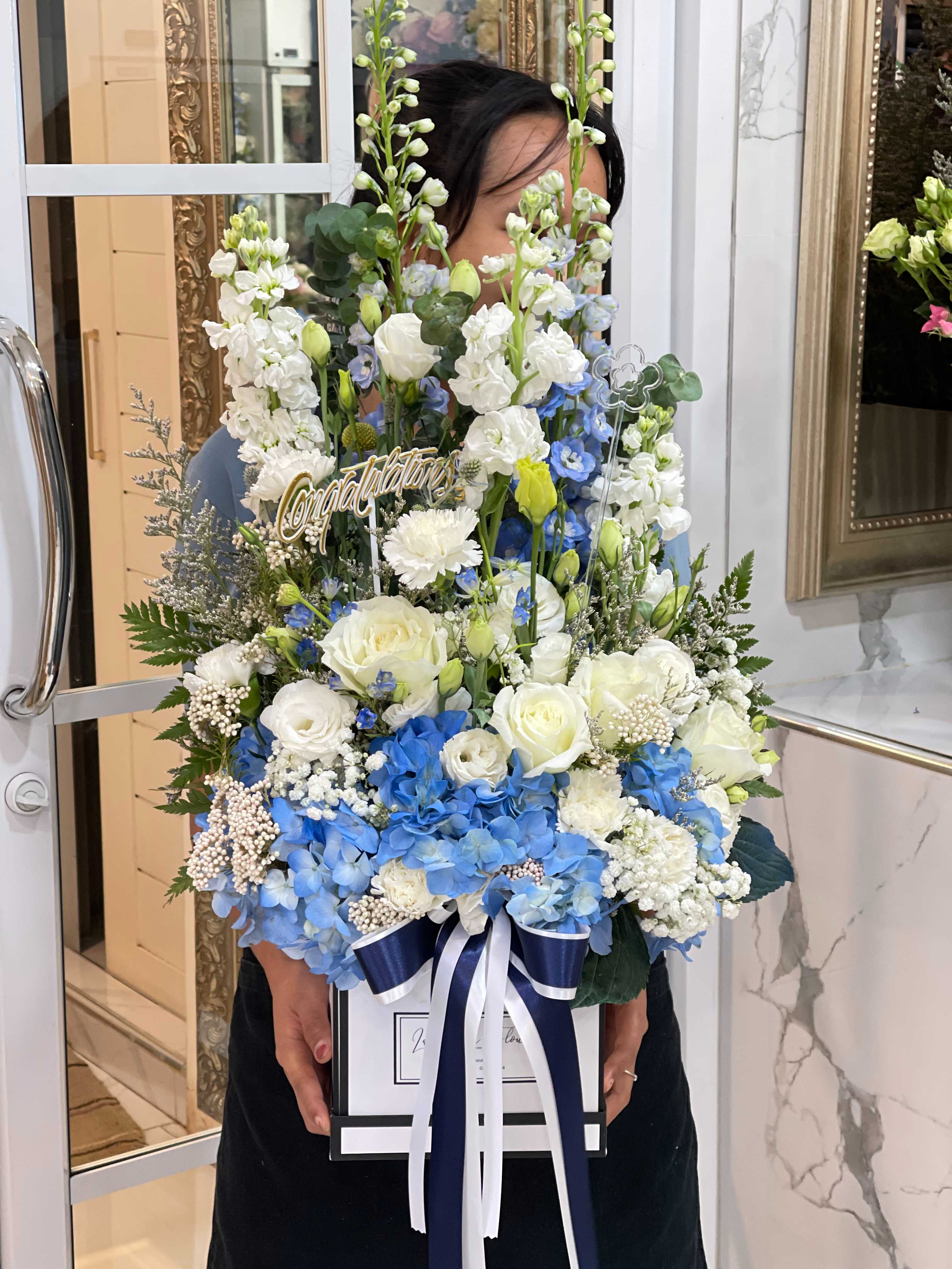 bucket flowers