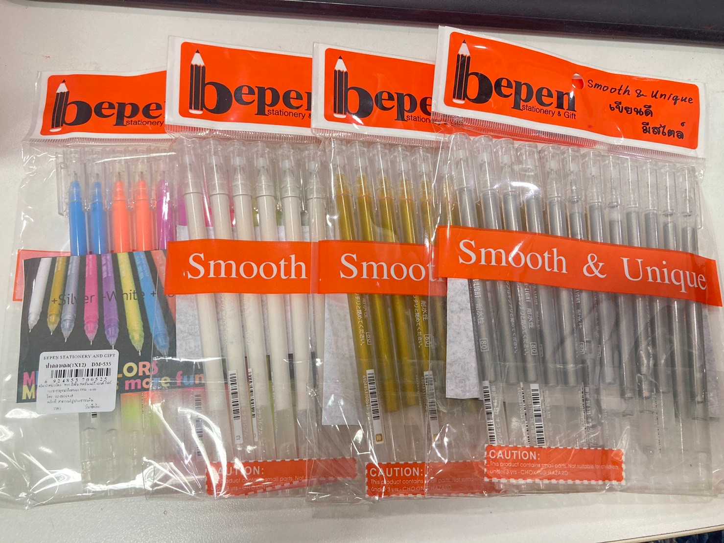Bepen ปากกาเจลสีสะท้อนแสง DM-535/color gel pen