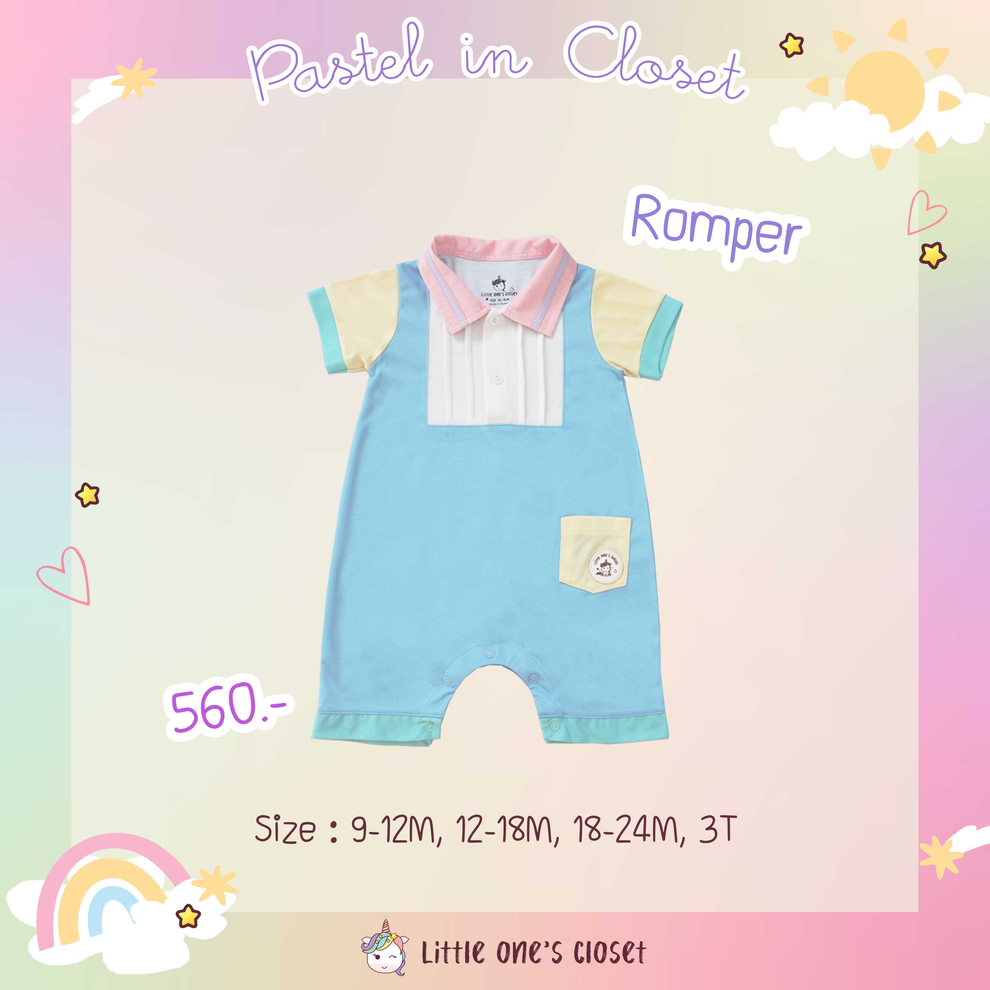 Pastel in closet P02 Romper