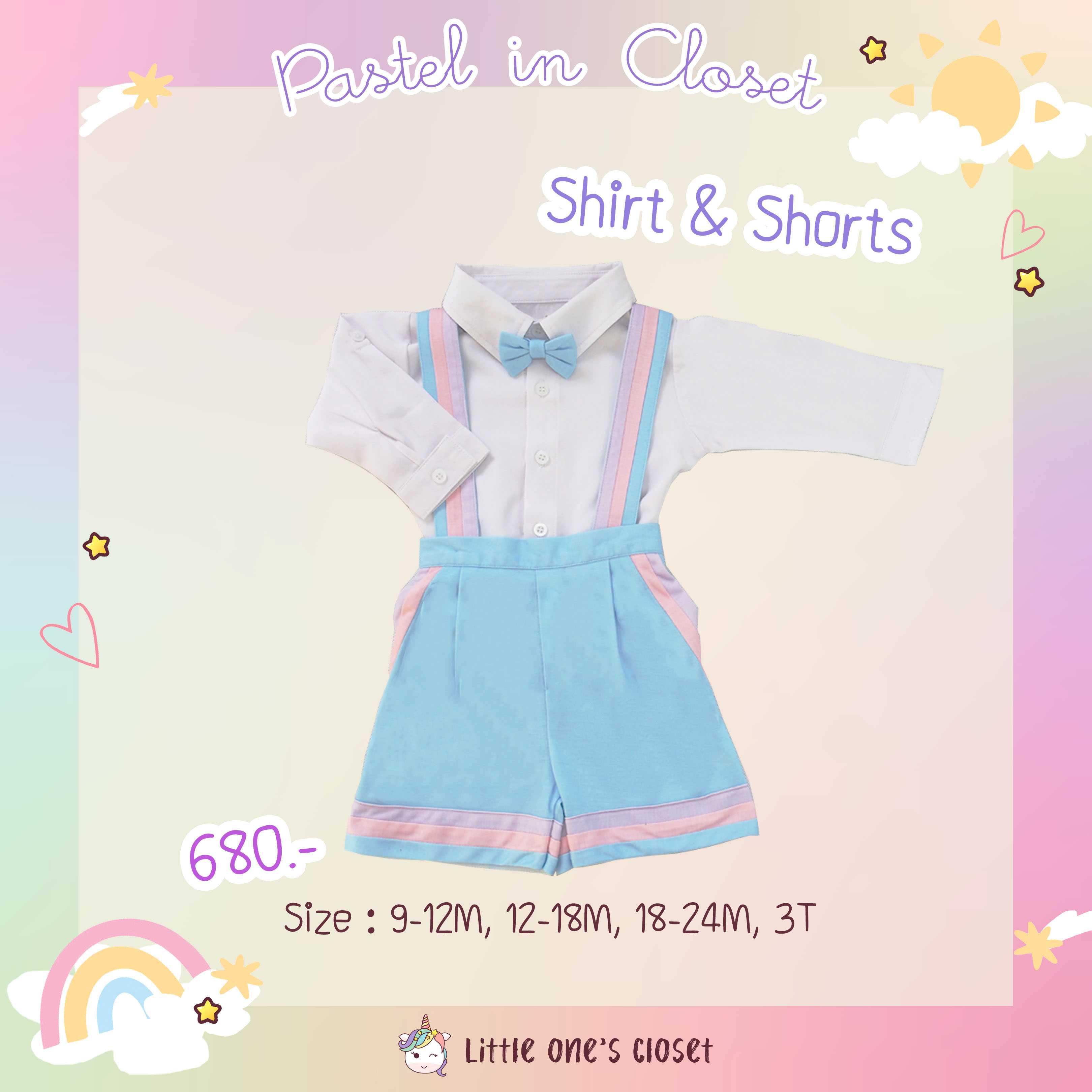 Pastel in closet P08 Shirt & Shorts