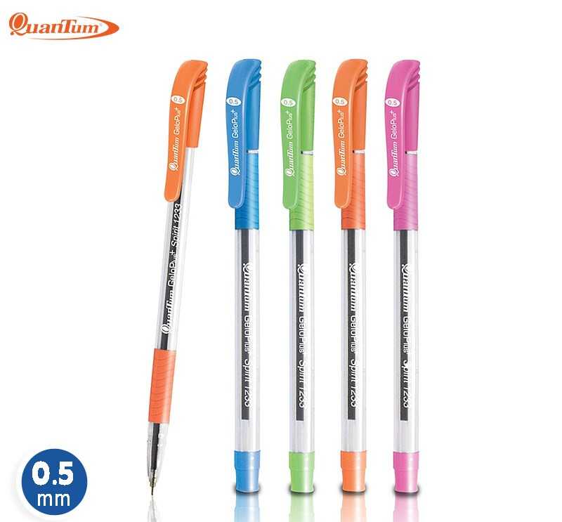 Quantum ปากกาเจลปลอก GeloPlus Spirit 1233 คละสี( 36ด้าม) / Gel pen