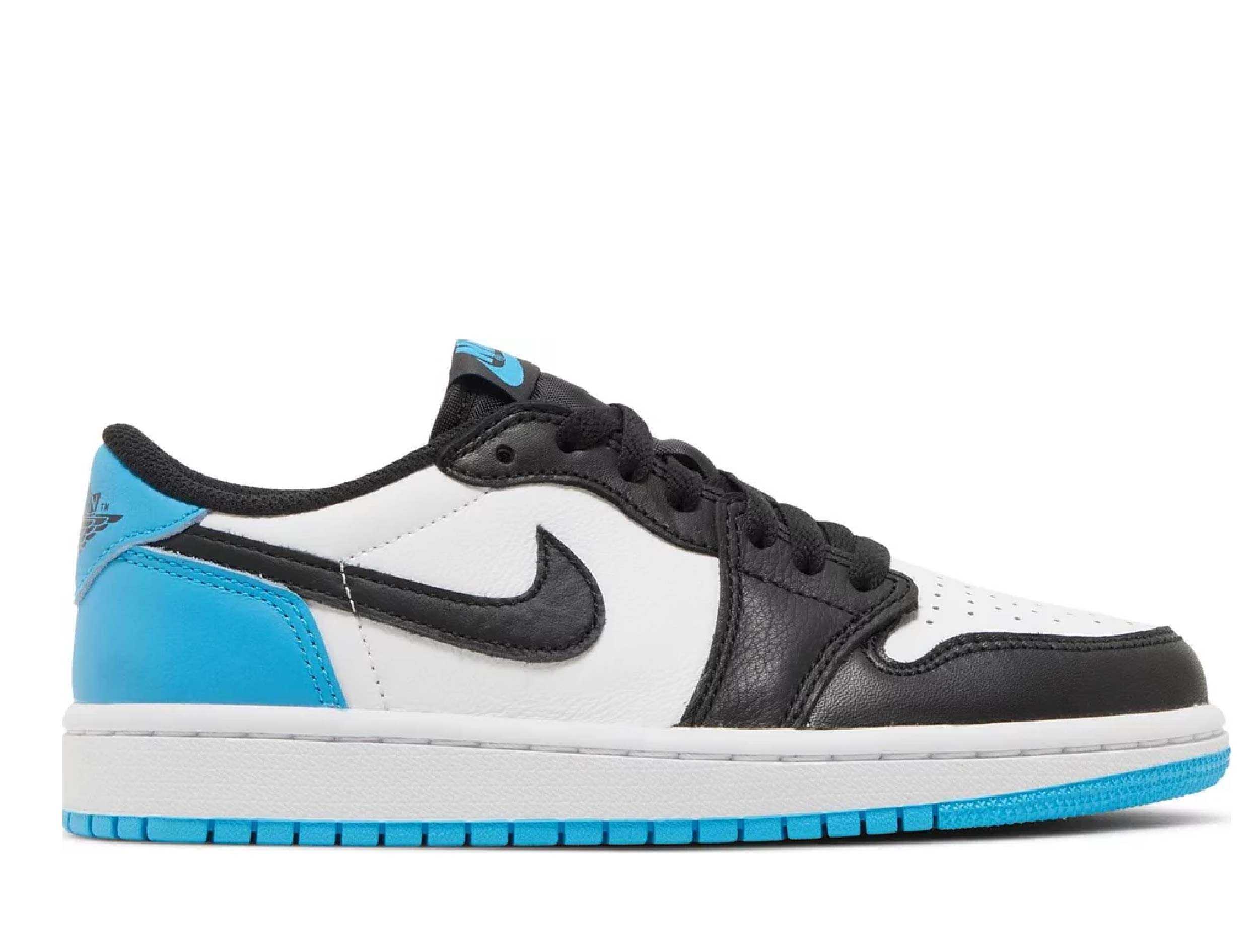 Nike Jordan 1 Low Black Dark Powder Blue (W)