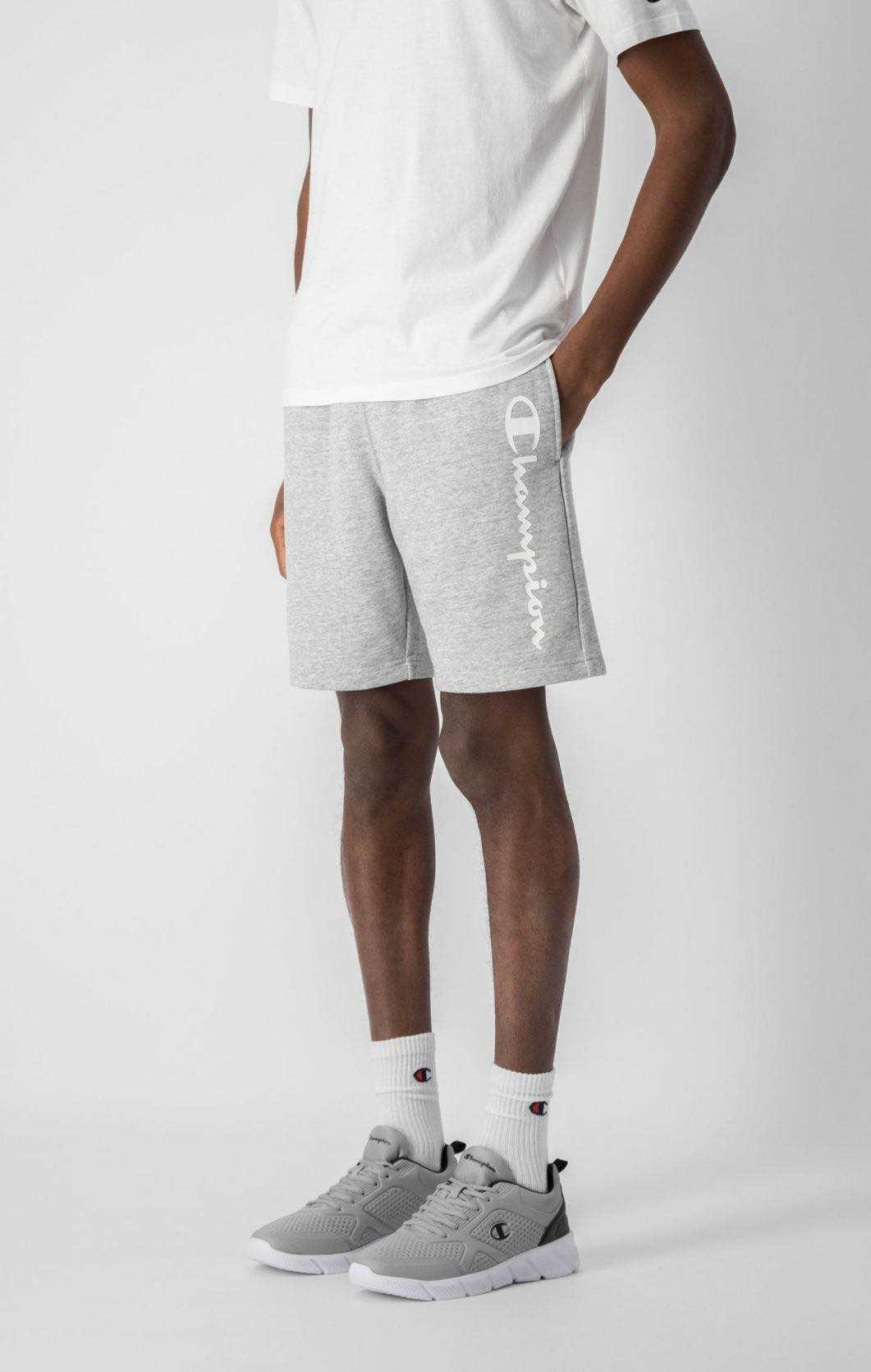CHAMPION LOGO POWER BLEND FRENCH TERRY SHORTS