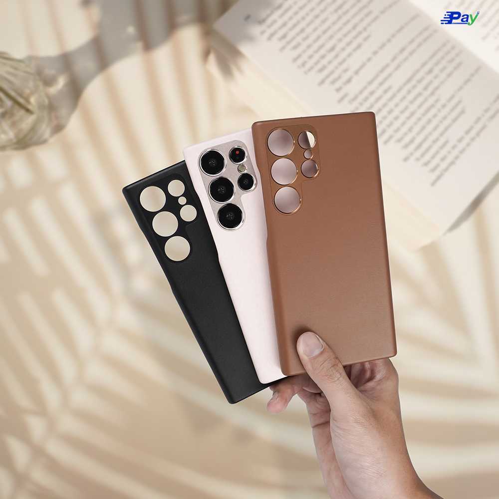 Leather Phone Case S23 Ultra