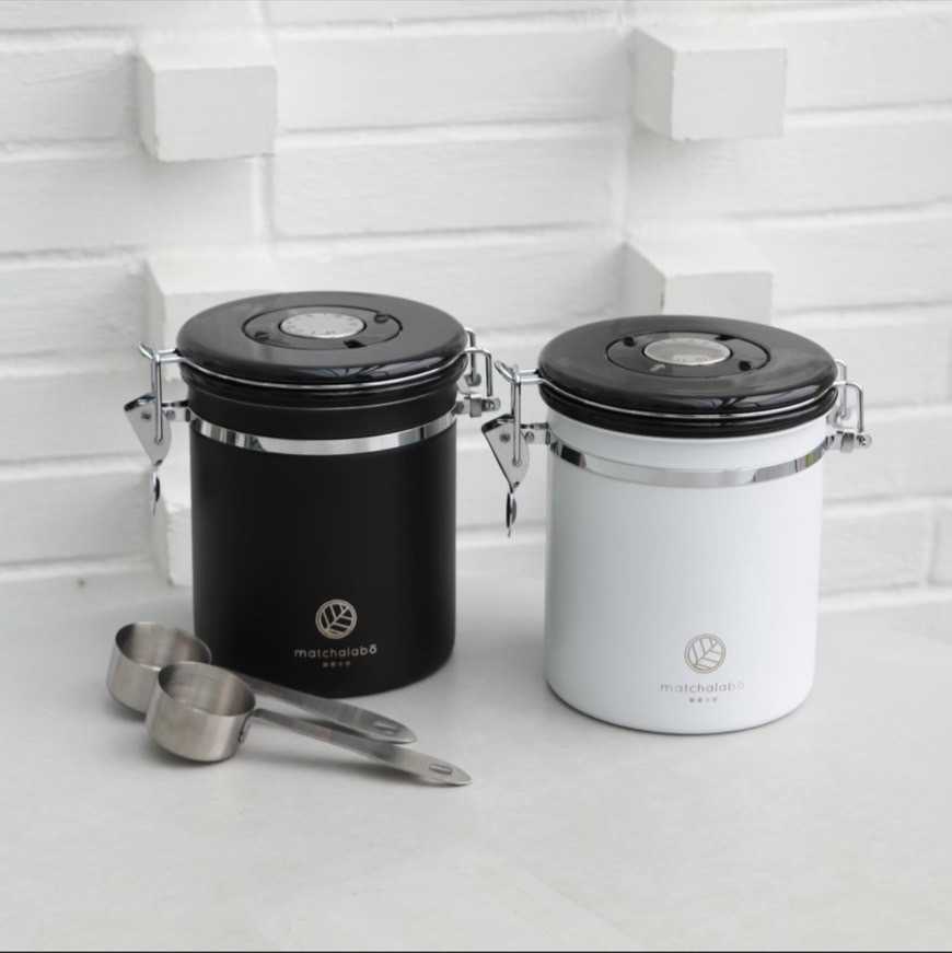 MATCHALABO กระปุกเก็บมัทฉะ สูญญากาศ แสตนเลส Matcha Canister