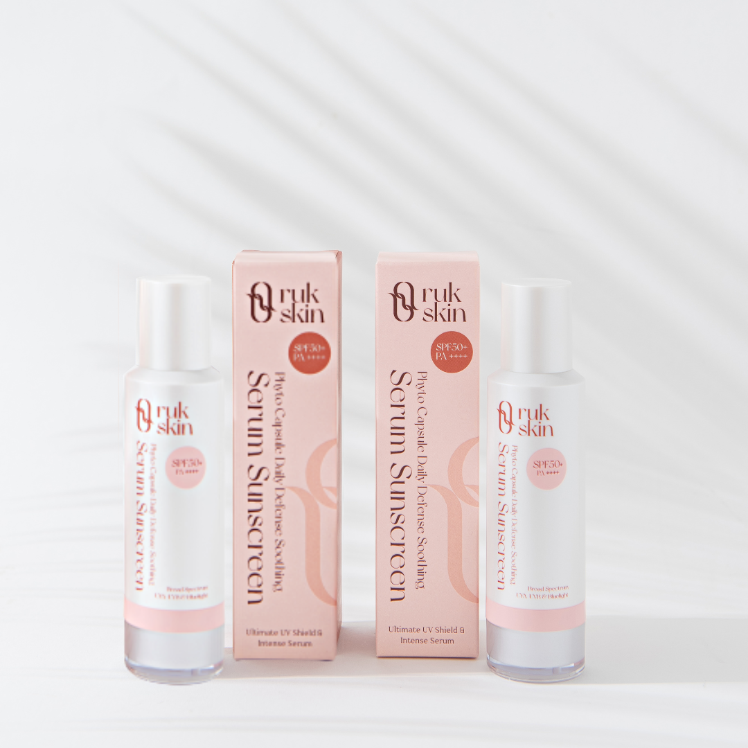 (แพ็กคู่) RUK SKIN Phyto Capsule Daily Defense Soothing Serum Sunscreen SPF50+ PA++++