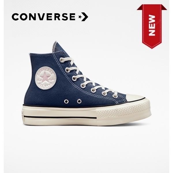 Converse CTAS Lift Denim Fashion Hi Navy