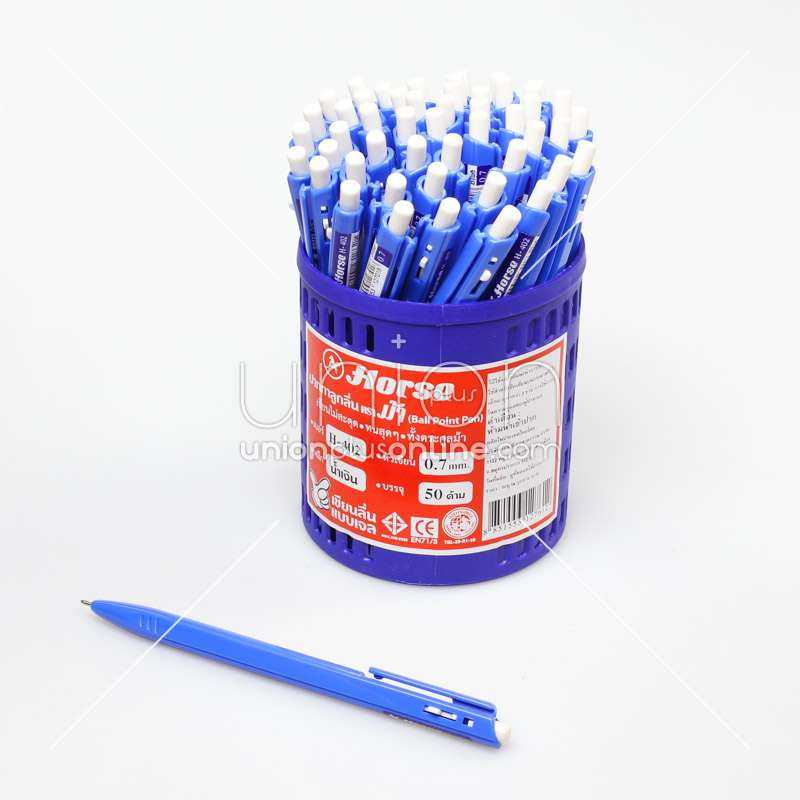 Horse ปากกาลูกลื่น กด 0.7 H-402 /Ballpoint pen