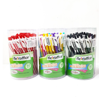 Flexoffice ปากกาลูกลื่นกด 0.7 FO-GELB09 / Ballpoint pen