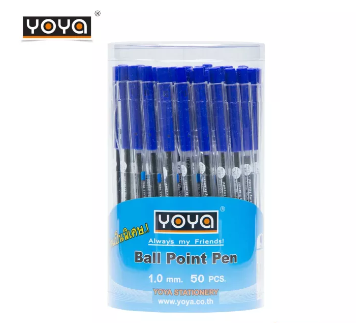 YOYA ปากกาลูกลื่น กด 1.0 No.1017 /Ballpoint pen