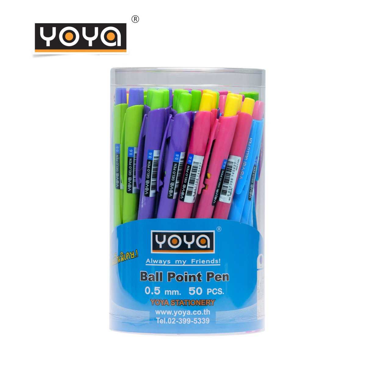 YOYA ปากกาหมึกน้ำมัน กด 0.6 No.1081 /oil Ballpoint pen