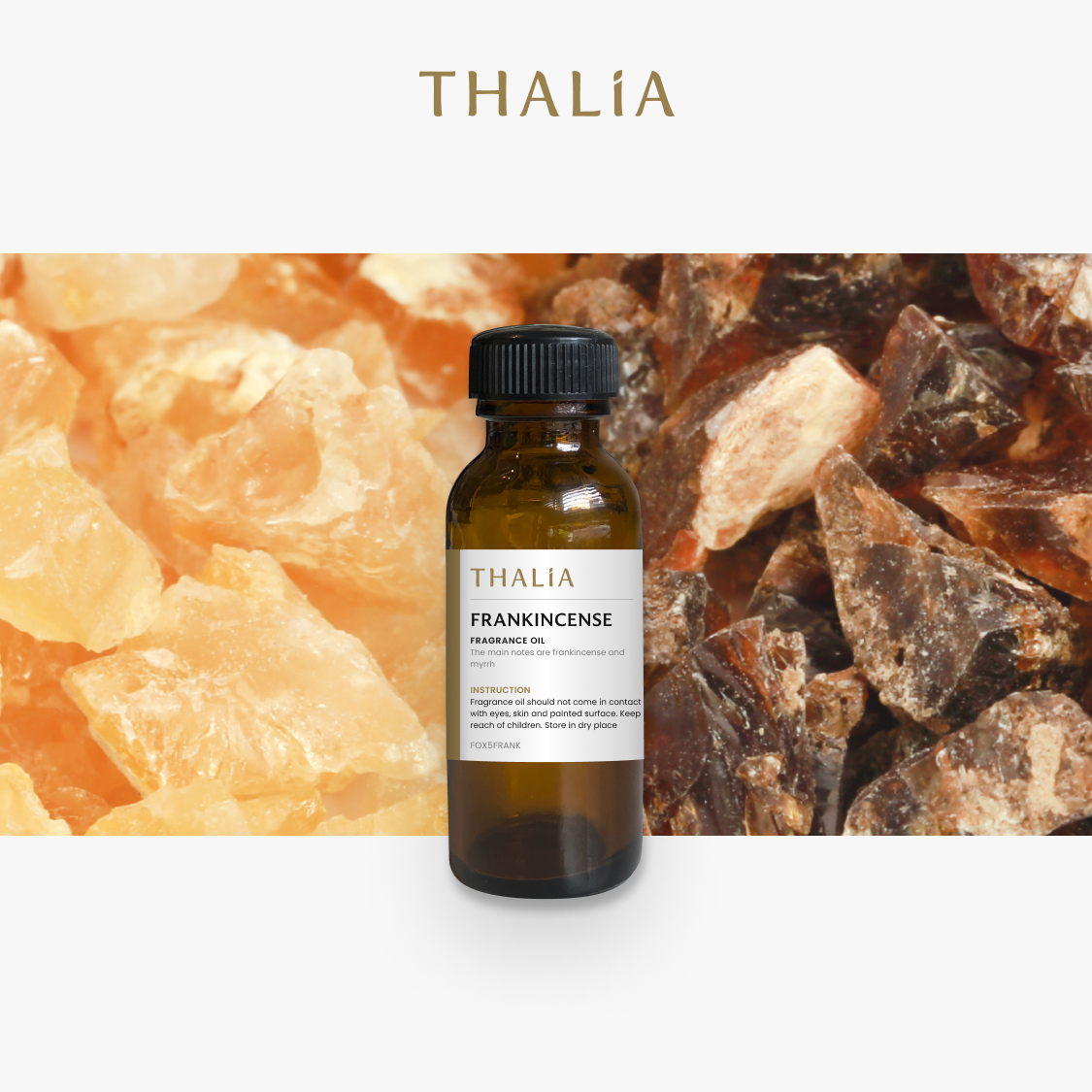 หัวน้ำหอมFragrance oil กลิ่น FRANKINCENSE & MYRRH (มดยอบ กำยาน)