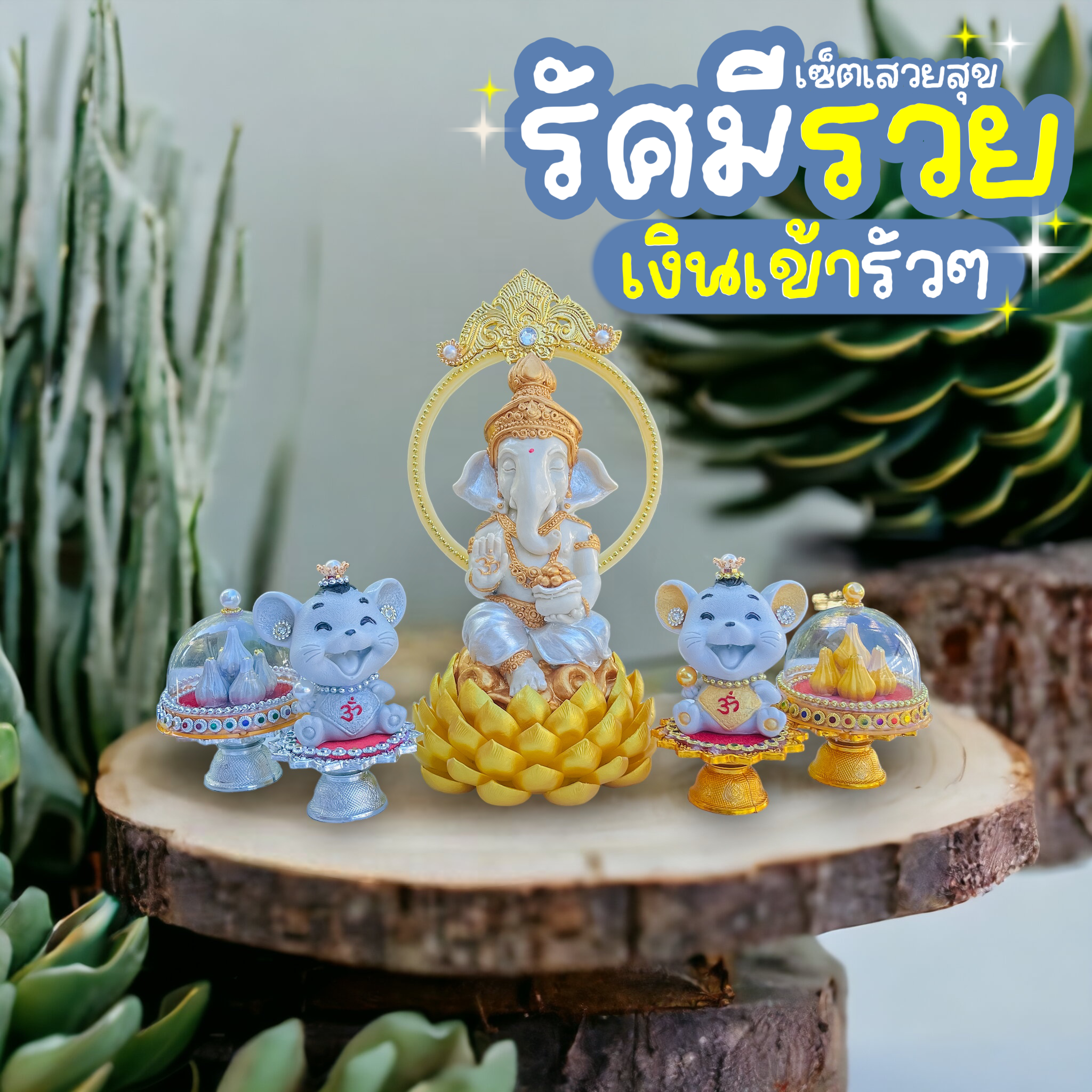 เซ็ตเสวยสุขทอง รัศมีรวยเงินเข้ารัวๆ