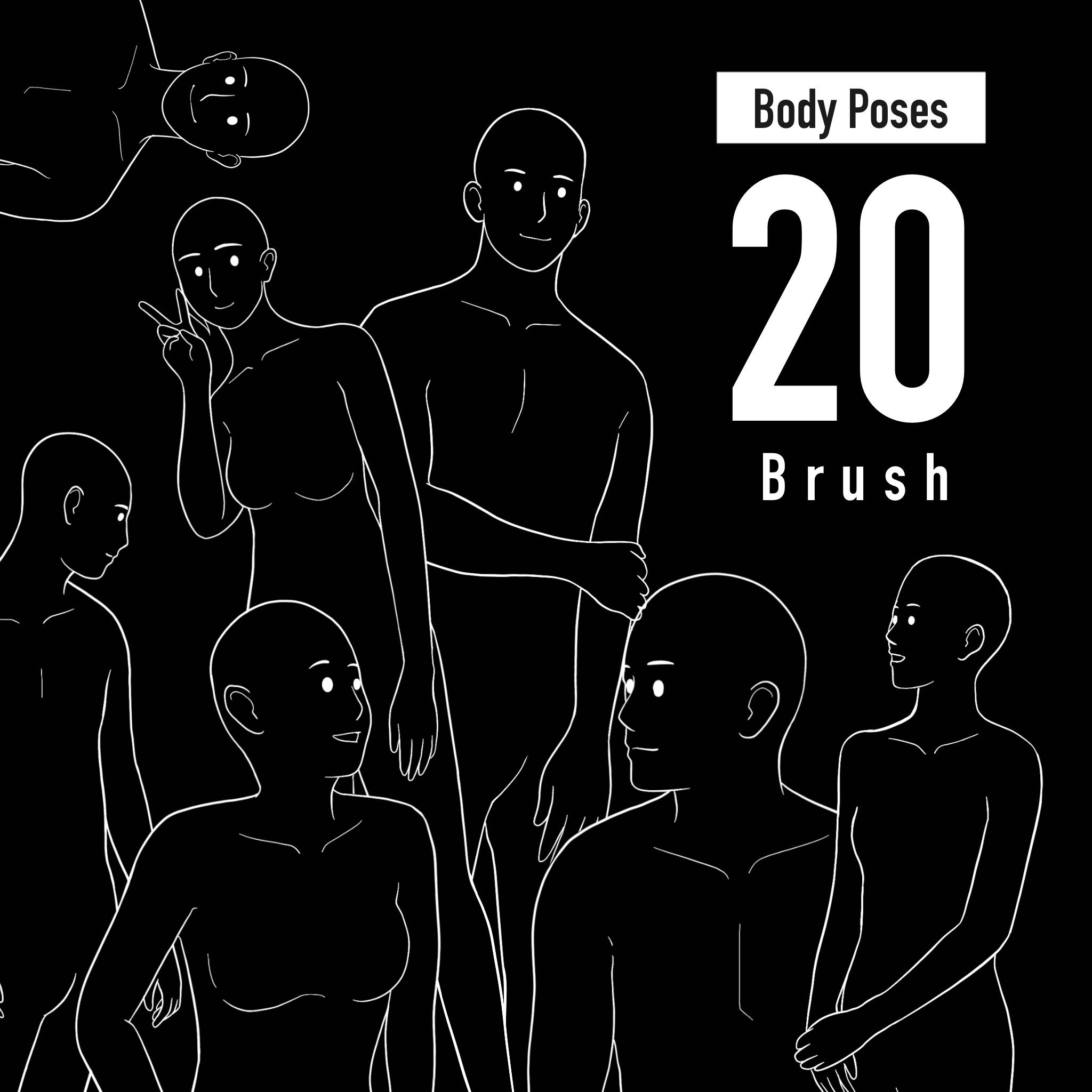 Body Poses Brush (Procreate)
