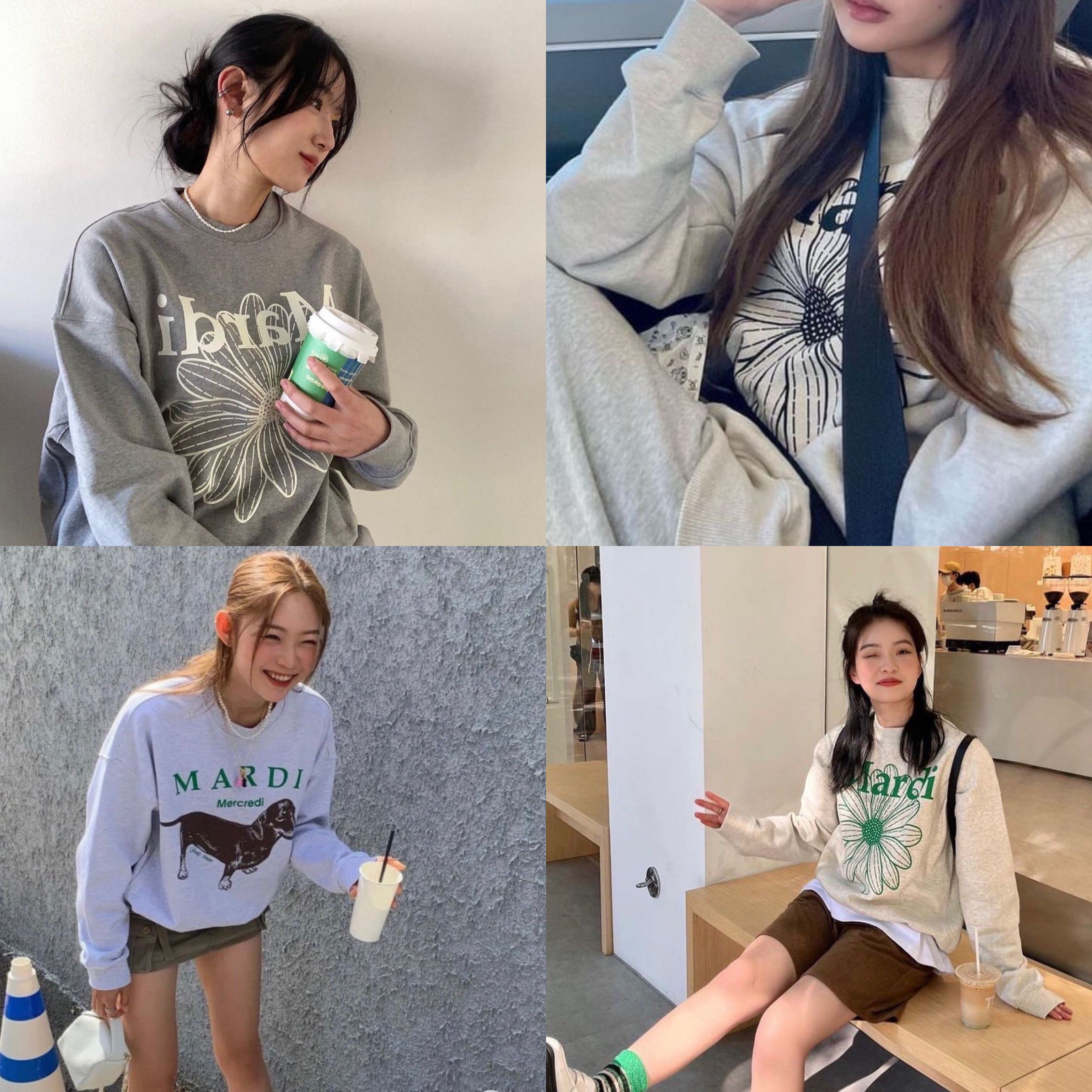(พร้อมส่ง)  MARDI SWEATSHIRT