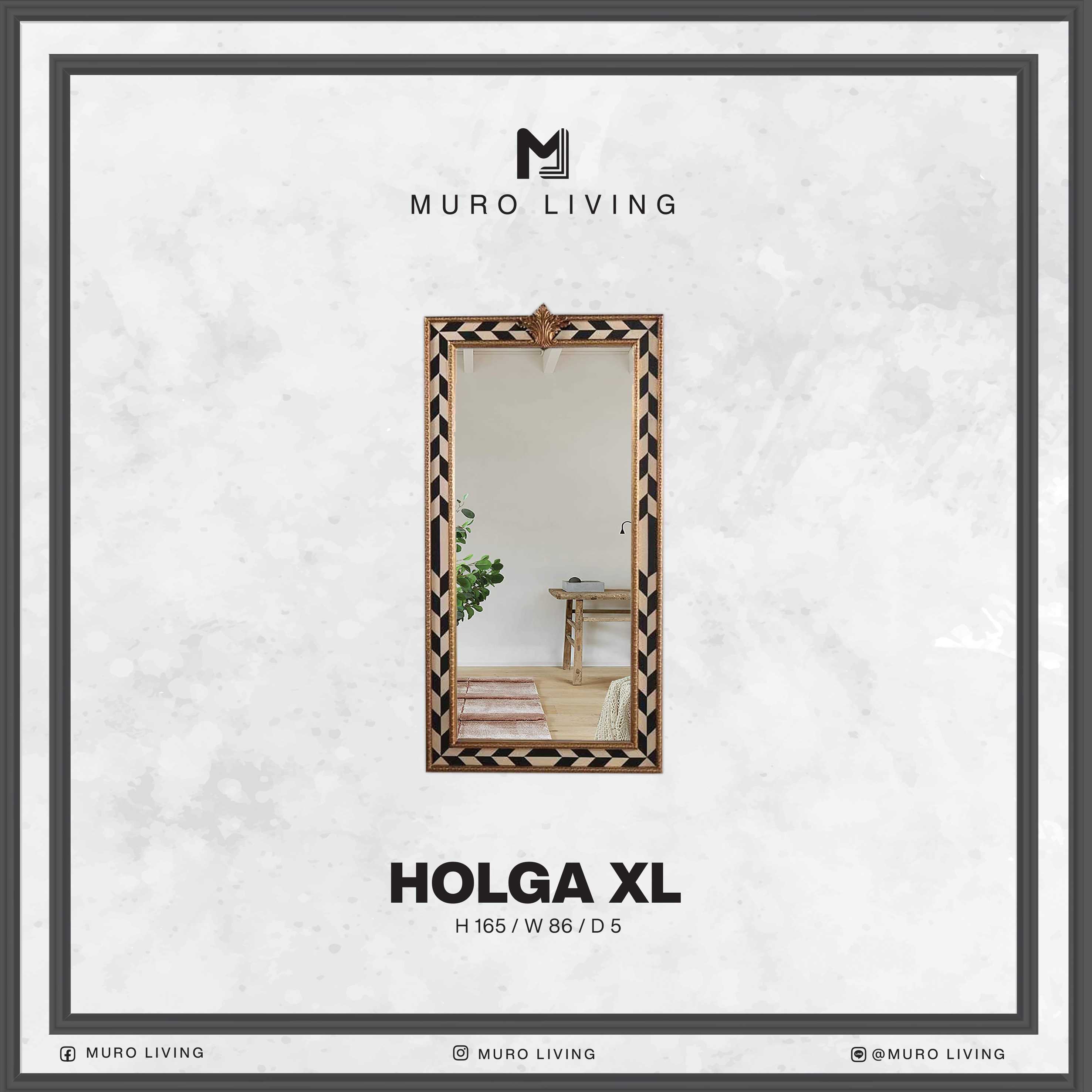 กระจกตกแต่งผนังดีไซน์ Muro Living รุ่น HOLGA XL