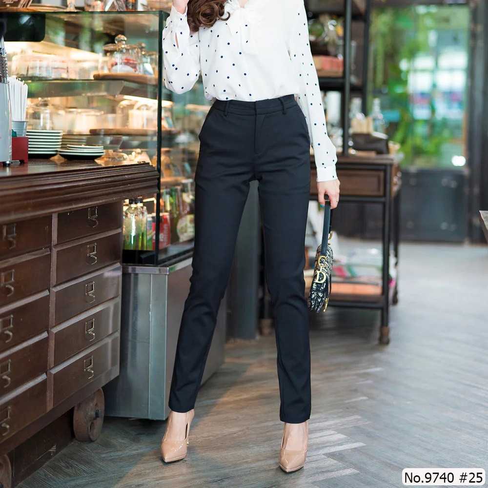 Miss Daisy กางเกงขายาว No. 9740 ผ้ายืด Spandex