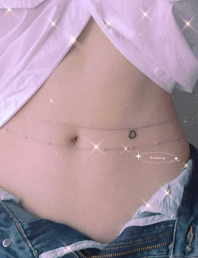 สร้อยคาดเอว-หัวใจ2เลเยอร์