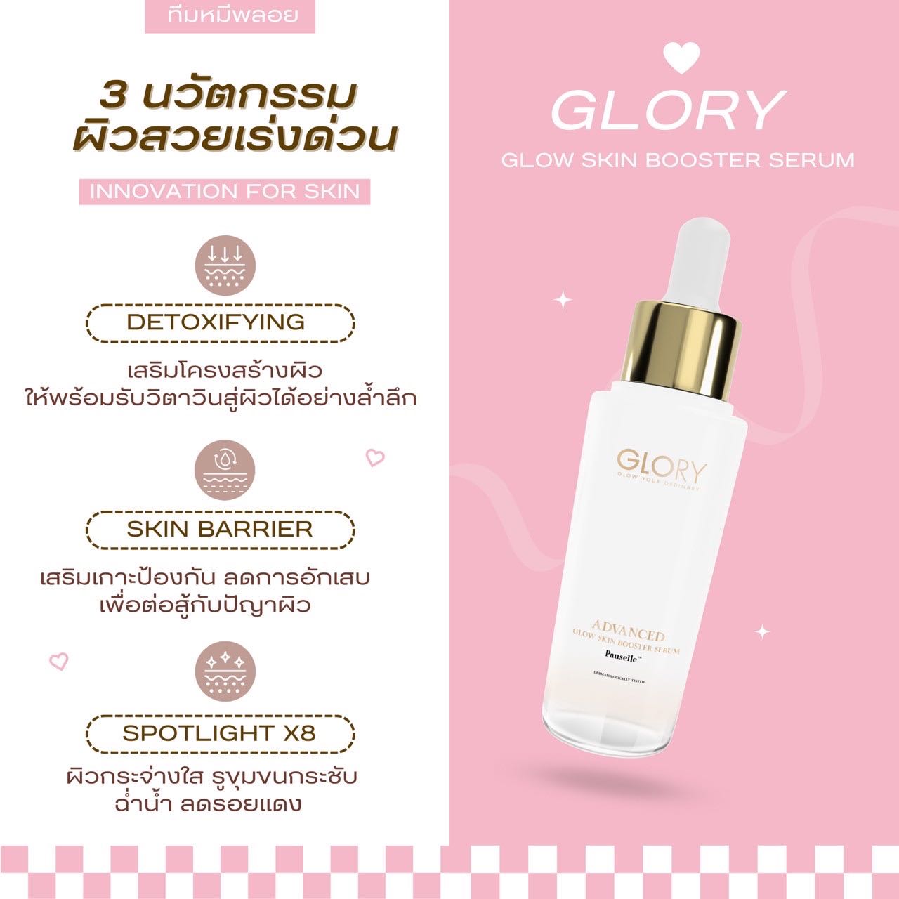 [ไอเทมผิวใส] GLORY เซรั่มแก้มใส