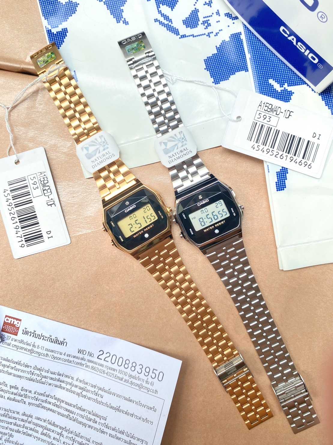 นาฬิกา Casio Digital รุ่น A159WAD / A159WGED