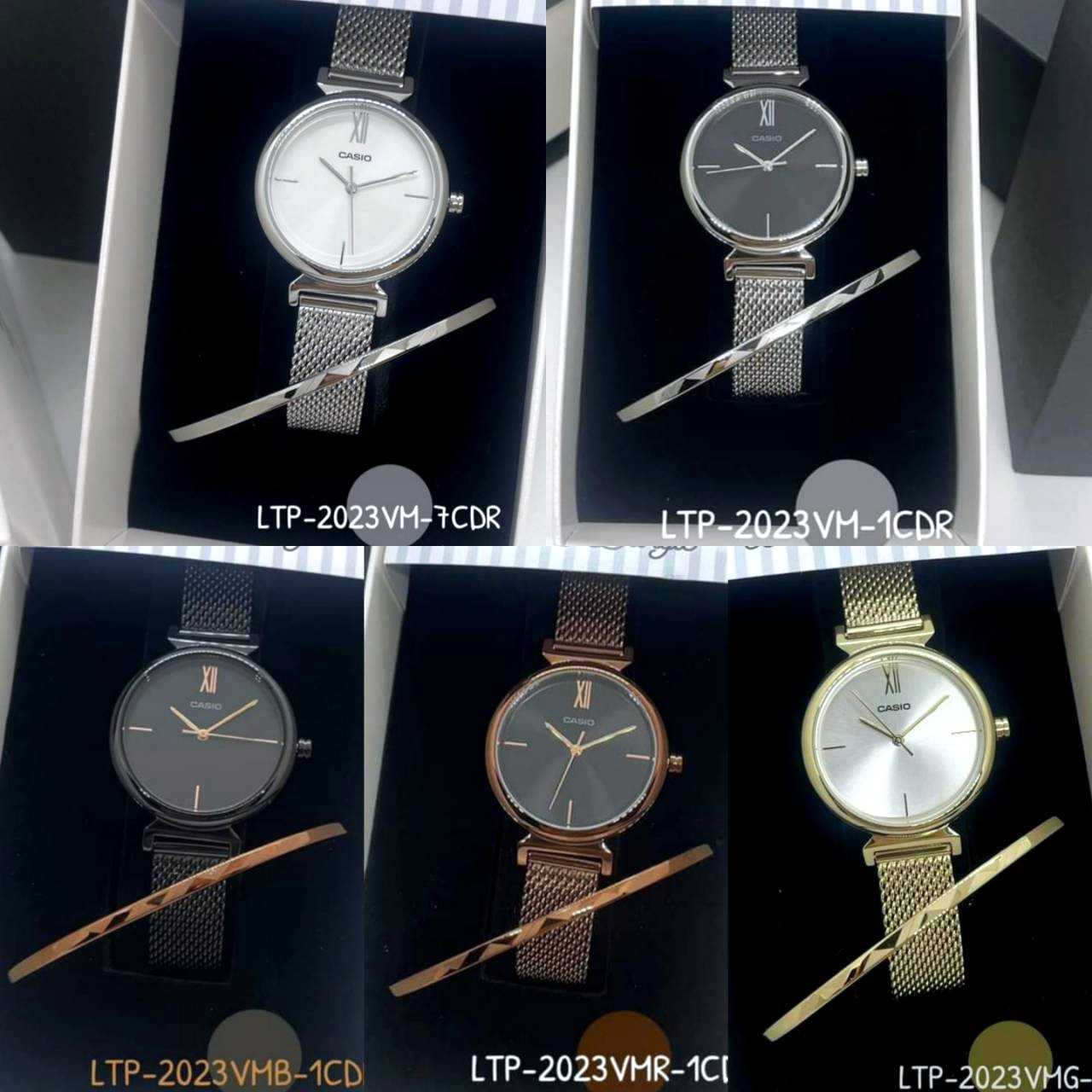 CASIO นาฬิกาข้อมือ พร้อมกำไลสแตนเลส และกล่องพิเศษ (ขนาด 30 mm.)