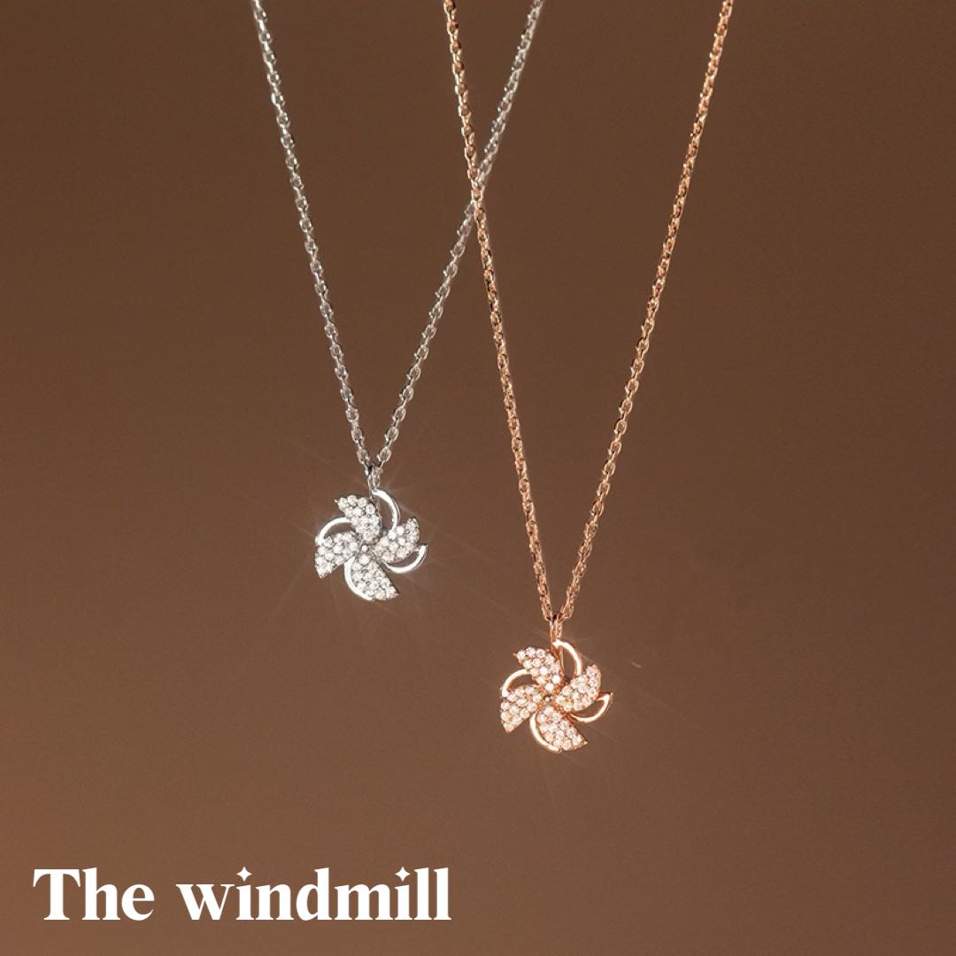 สร้อยคอรุ่น thewindmill-ส่งฟรี(เงินแท้92.5%)
