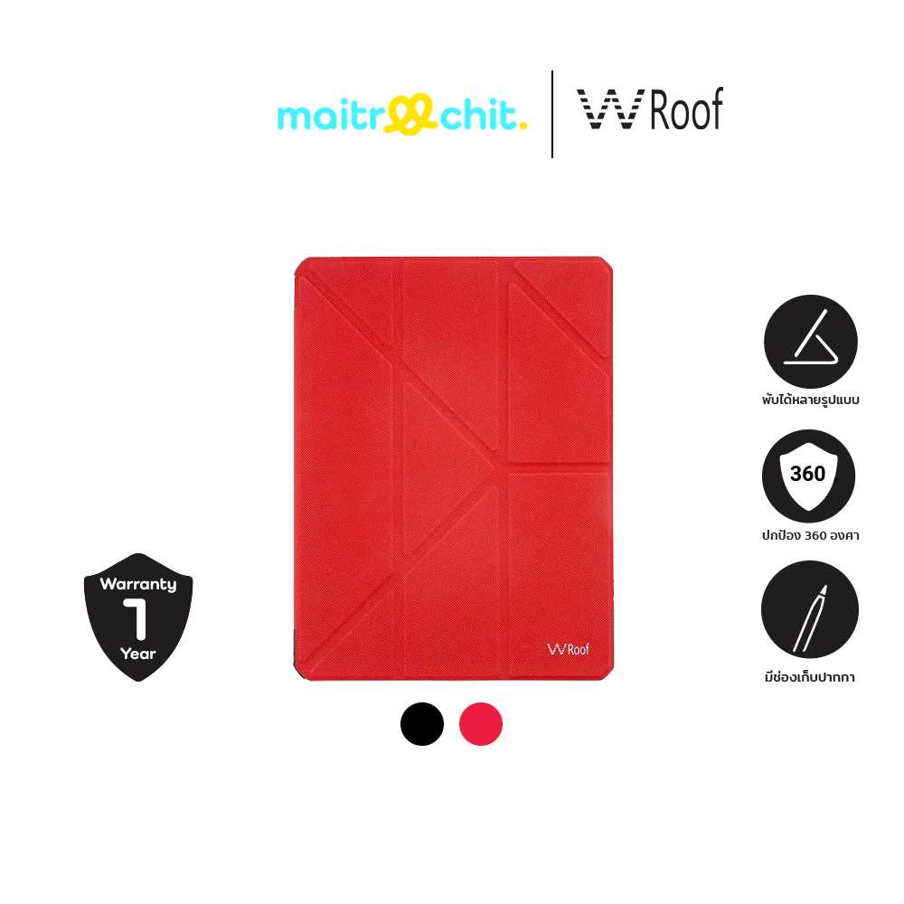 WRoof รุ่น Crystal Clear Folio เคสสำหรับ iPad Pro 2021 (12.9 inch)