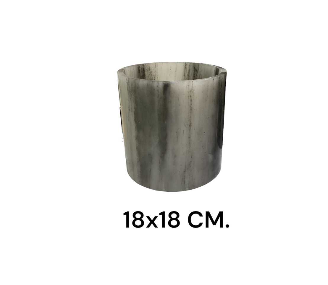 Plant Pot, Marble, Drite