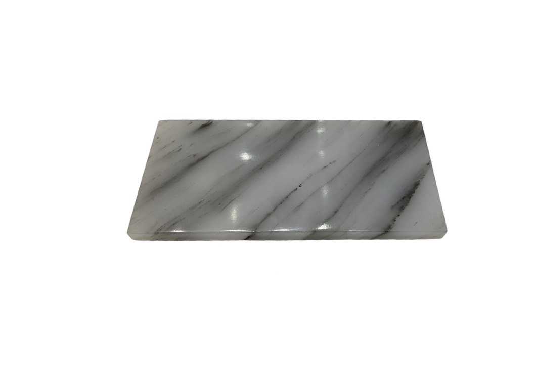 Tray square, Marble, 12x25 cm.