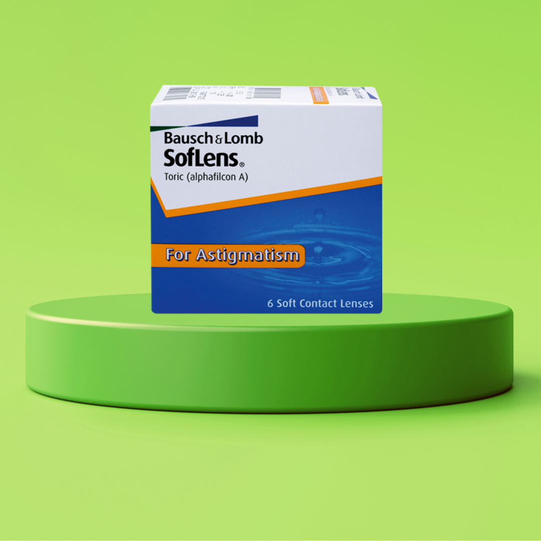 สำหรับสายตาเอียง B+L Soflens Toric (1 กล่อง = 6 ชิ้น) รายเดือน