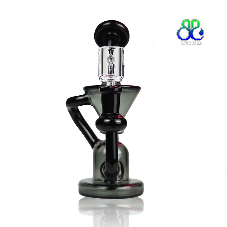 Black Transparent Recycler Rig