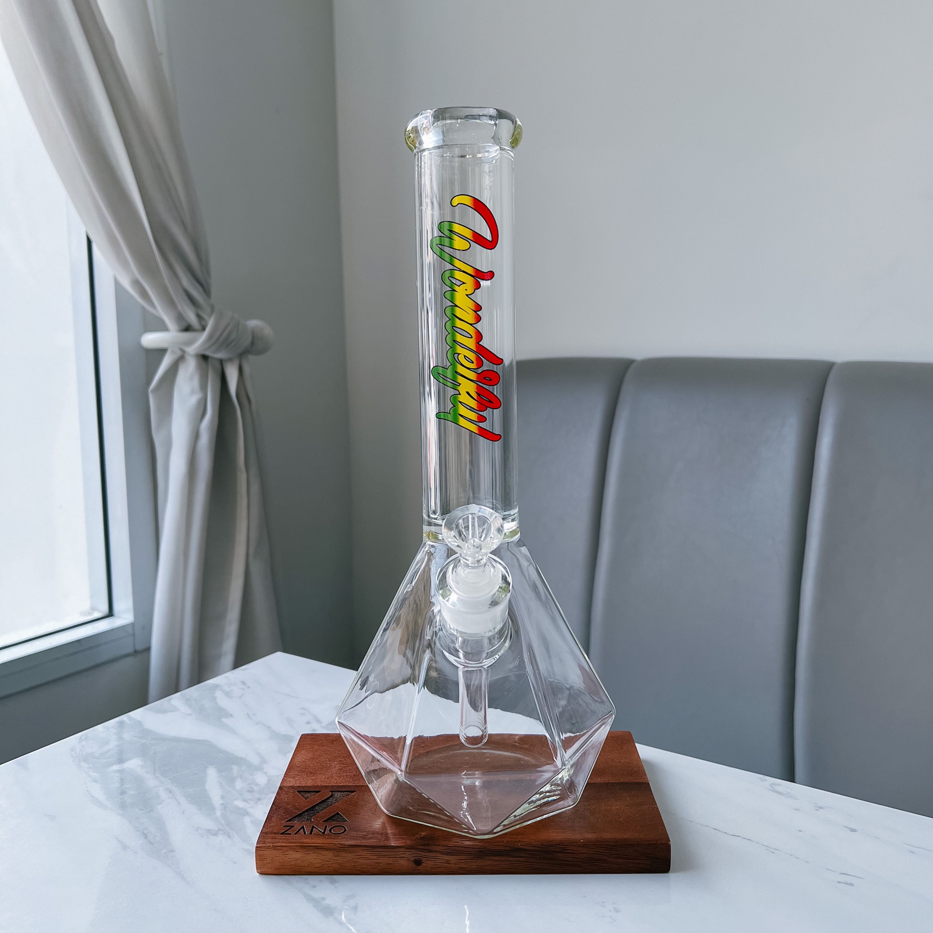 Wonderful Diamond Glass Bong | 35 cm